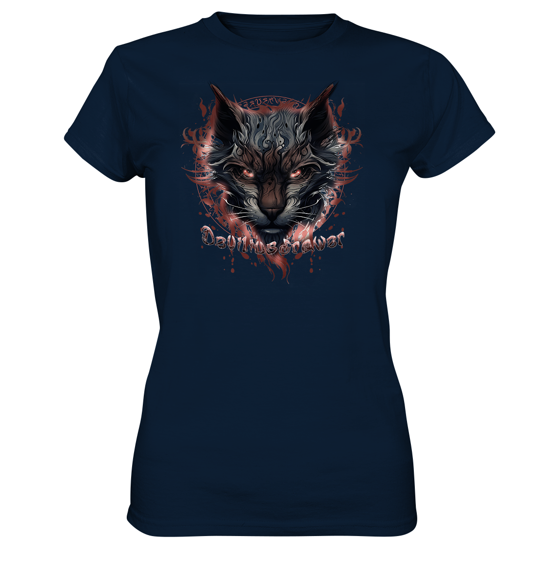 Deviliusdrawer Devil Cat - Ladies Premium Shirt