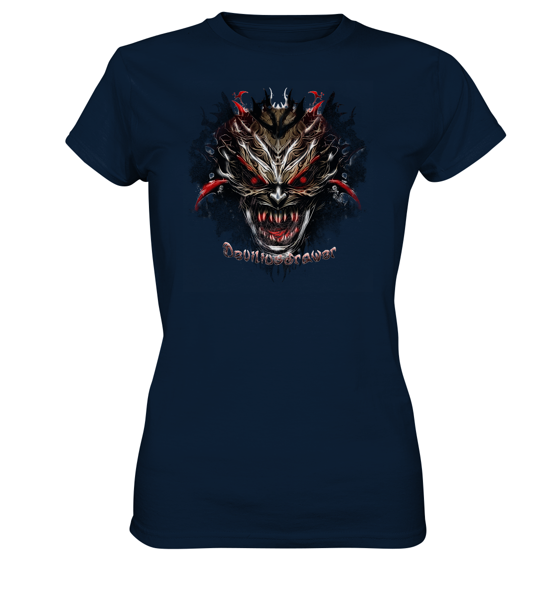 Deviliusdrawer Dark Redeyed Devil - Ladies Premium Shirt