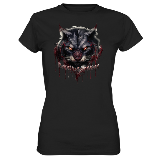 Couple Wear Badass Cat - Classic and Ladys Premium T-Shirt