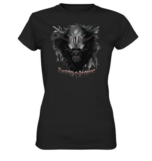 Couple Wear Dark Smoke Demon - Classic and Ladys Premium T-Shirt