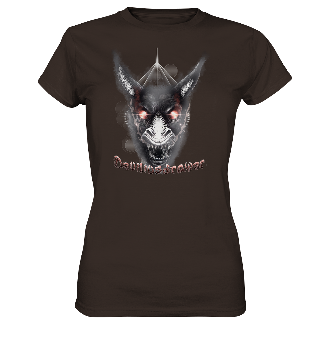 Deviliusdrawer Evil Donkey - Ladies Premium Shirt