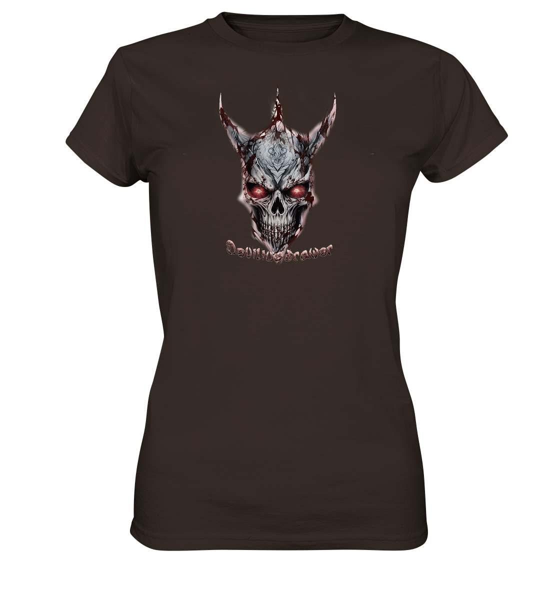 Deviliusdrawer Bloody Skeleton - Ladies Premium Shirt