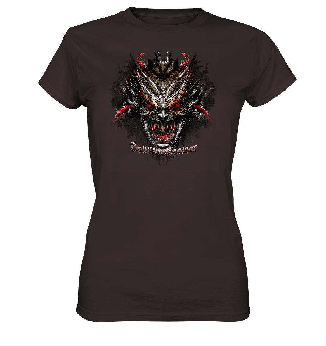 Deviliusdrawer Dark Redeyed Devil - Ladies Premium Shirt