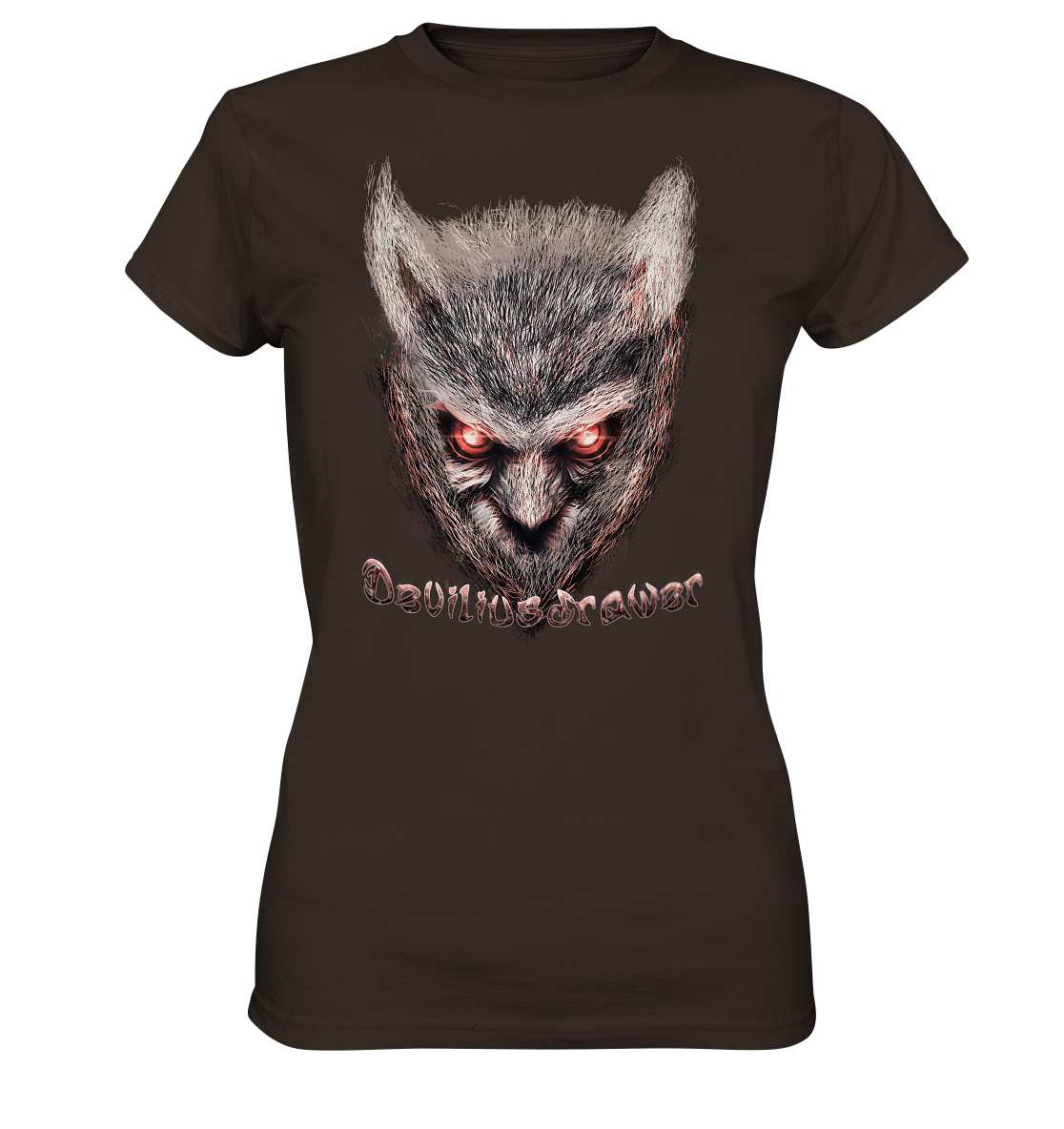 Deviliusdrawer Red Eyed Owl - Ladies Premium Shirt