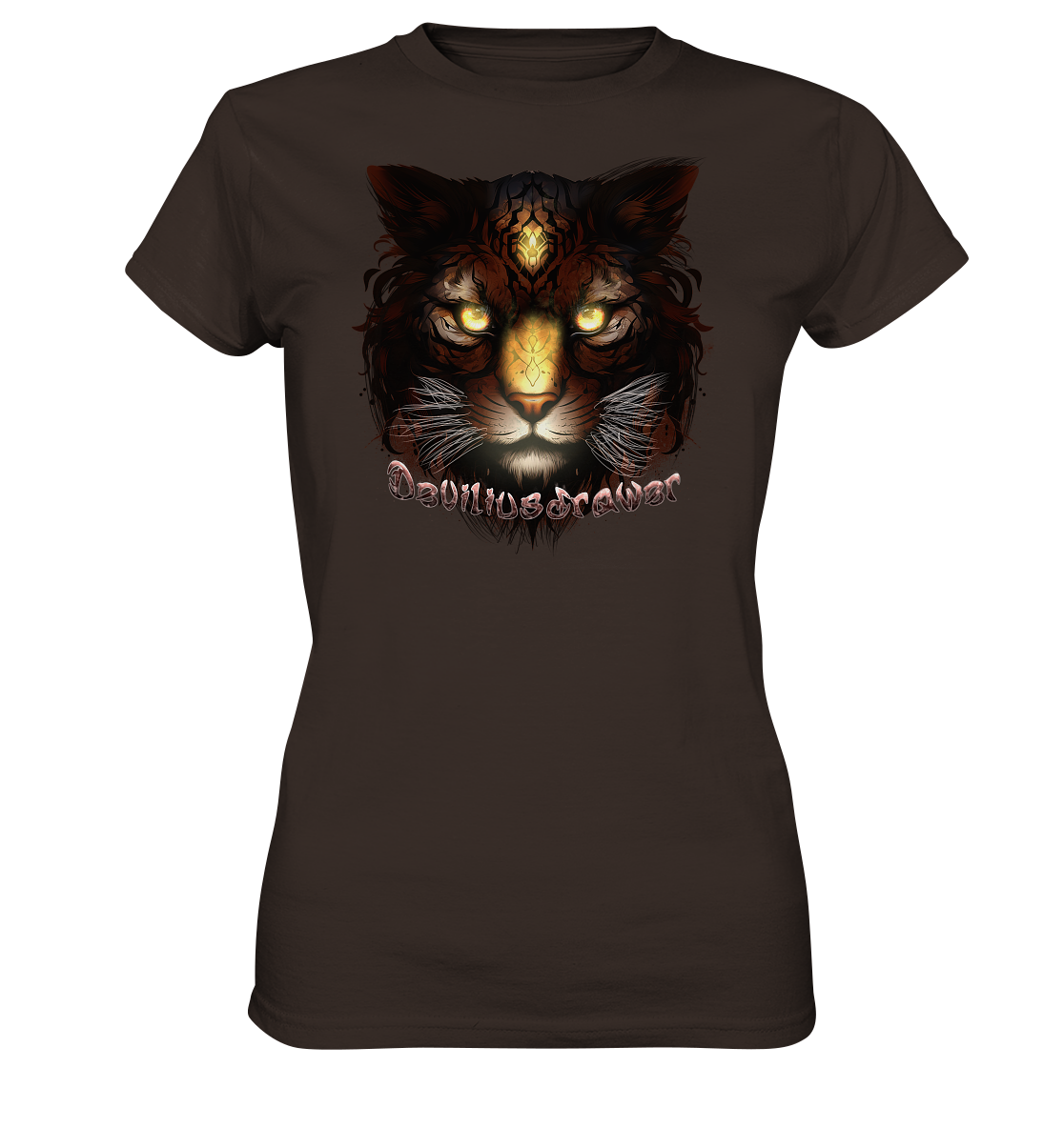 Deviliusdrawer Gold Tigercat - Ladies Premium Shirt