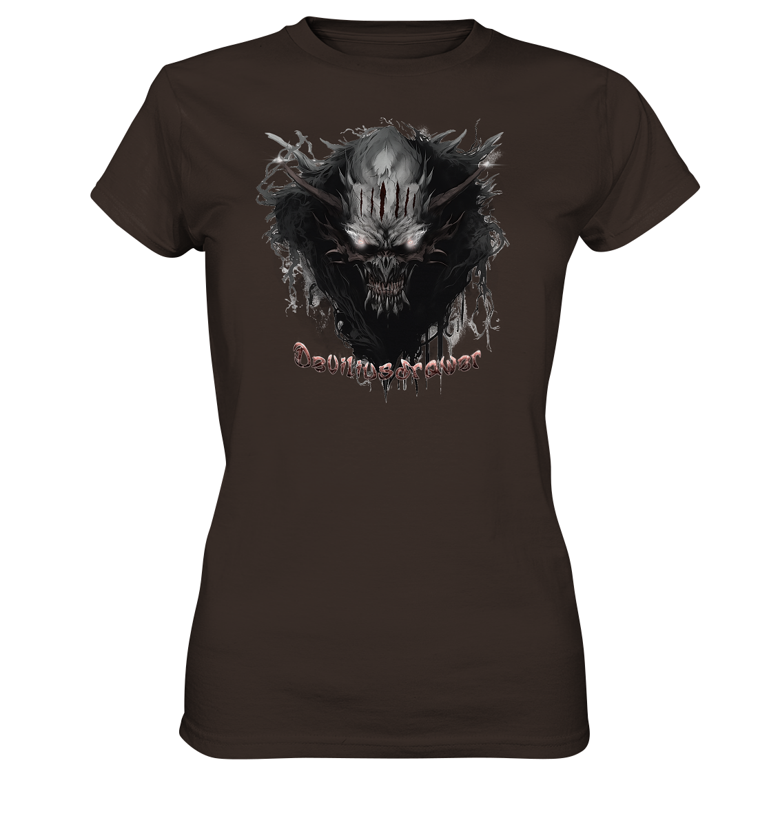 Deviliusdrawer Dark Smoke Demon - Ladies Premium Shirt