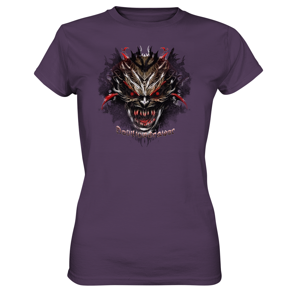 Deviliusdrawer Dark Redeyed Devil - Ladies Premium Shirt
