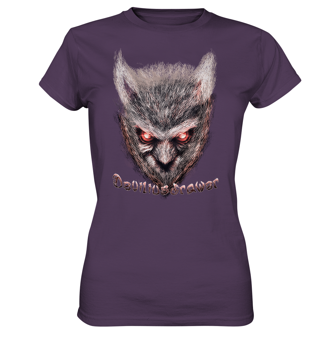 Deviliusdrawer Red Eyed Owl - Ladies Premium Shirt