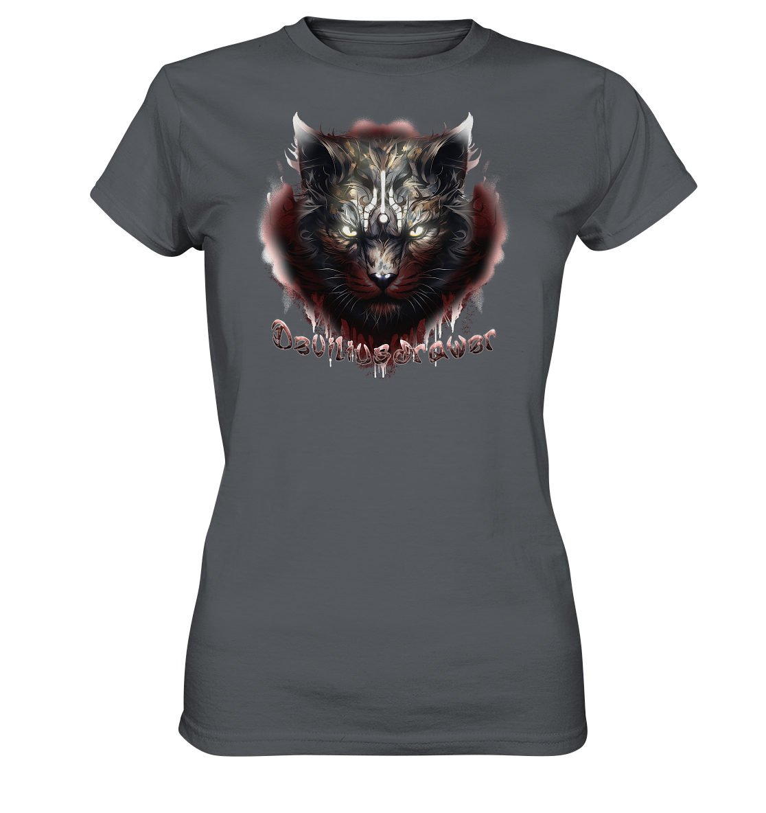 Deviliusdrawer Angry Badass - Ladies Premium Shirt
