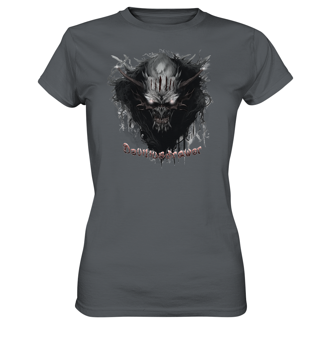 Deviliusdrawer Dark Smoke Demon - Ladies Premium Shirt