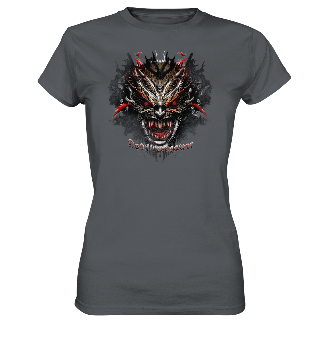 Deviliusdrawer Dark Redeyed Devil - Ladies Premium Shirt