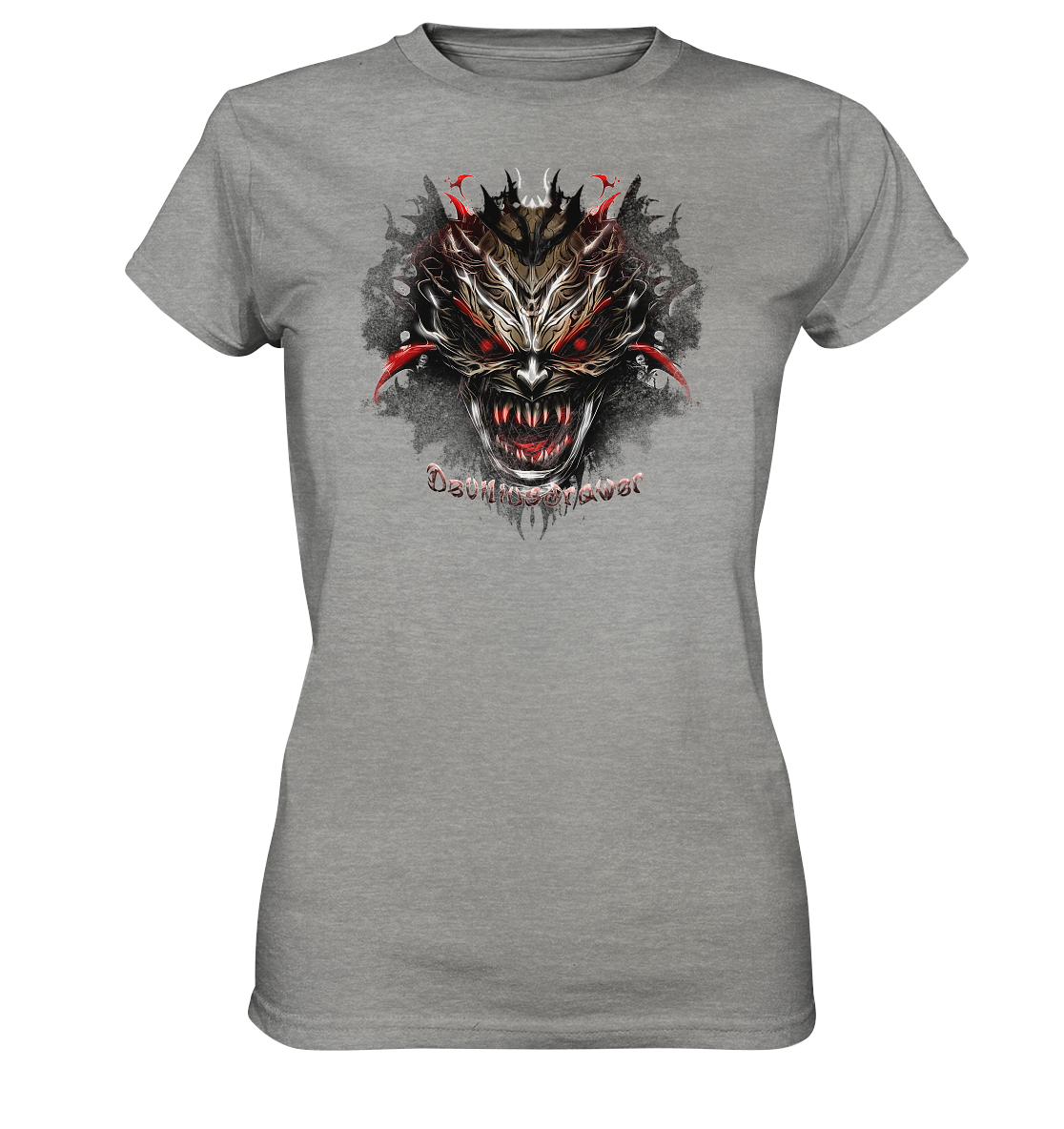 Deviliusdrawer Dark Redeyed Devil - Ladies Premium Shirt
