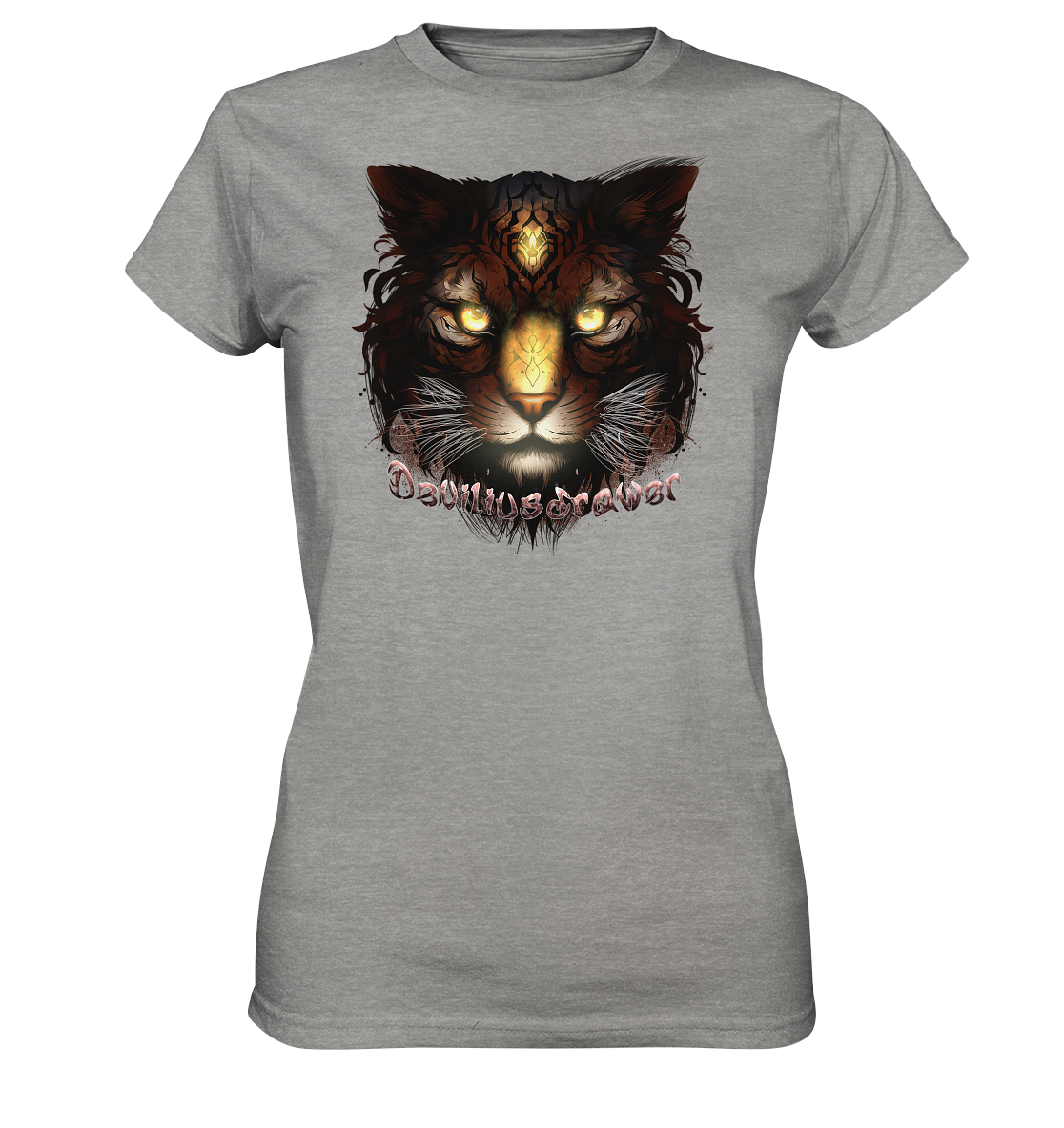Deviliusdrawer Gold Tigercat - Ladies Premium Shirt