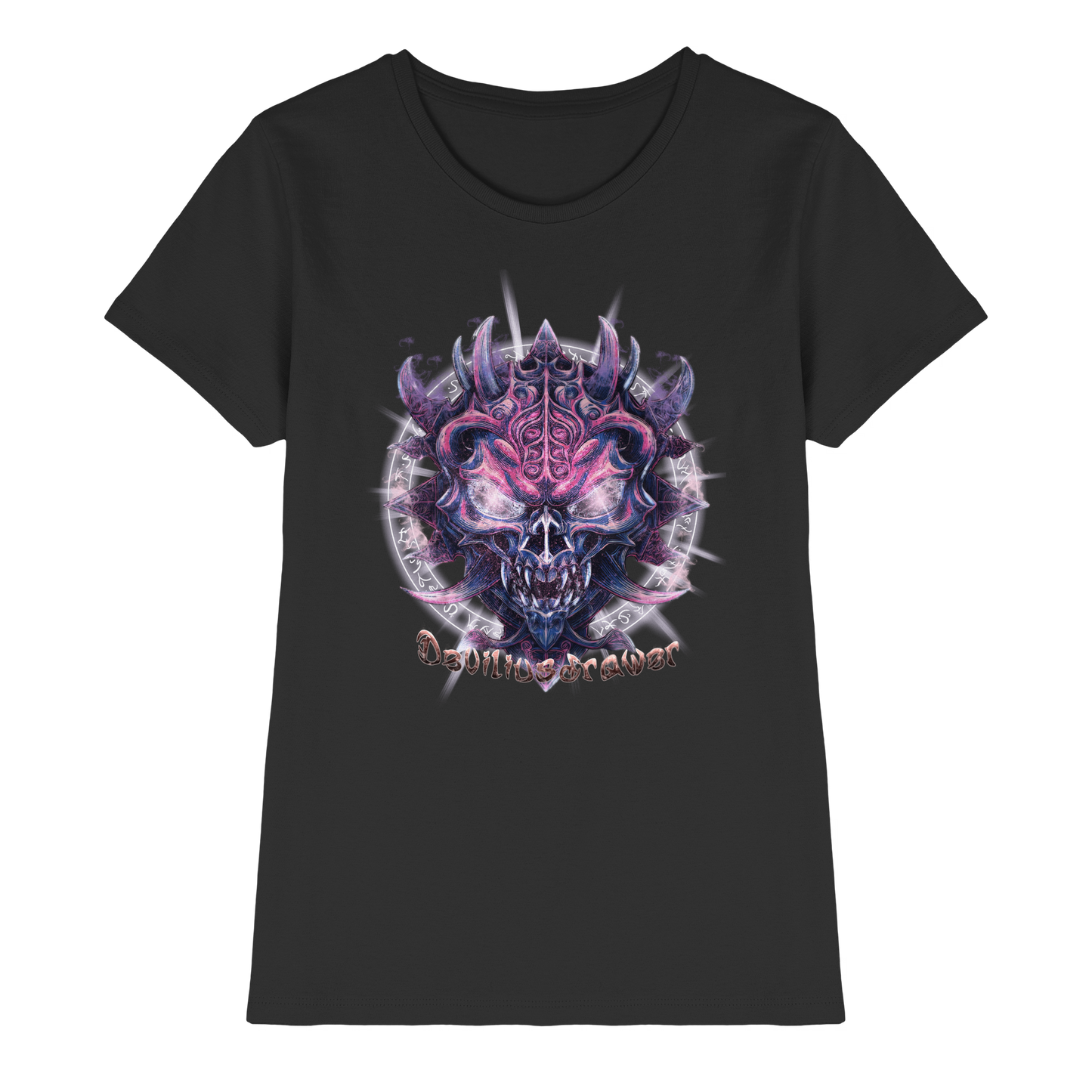 Deviliusdrawer Fire Demon - Ladies Premium Shirt