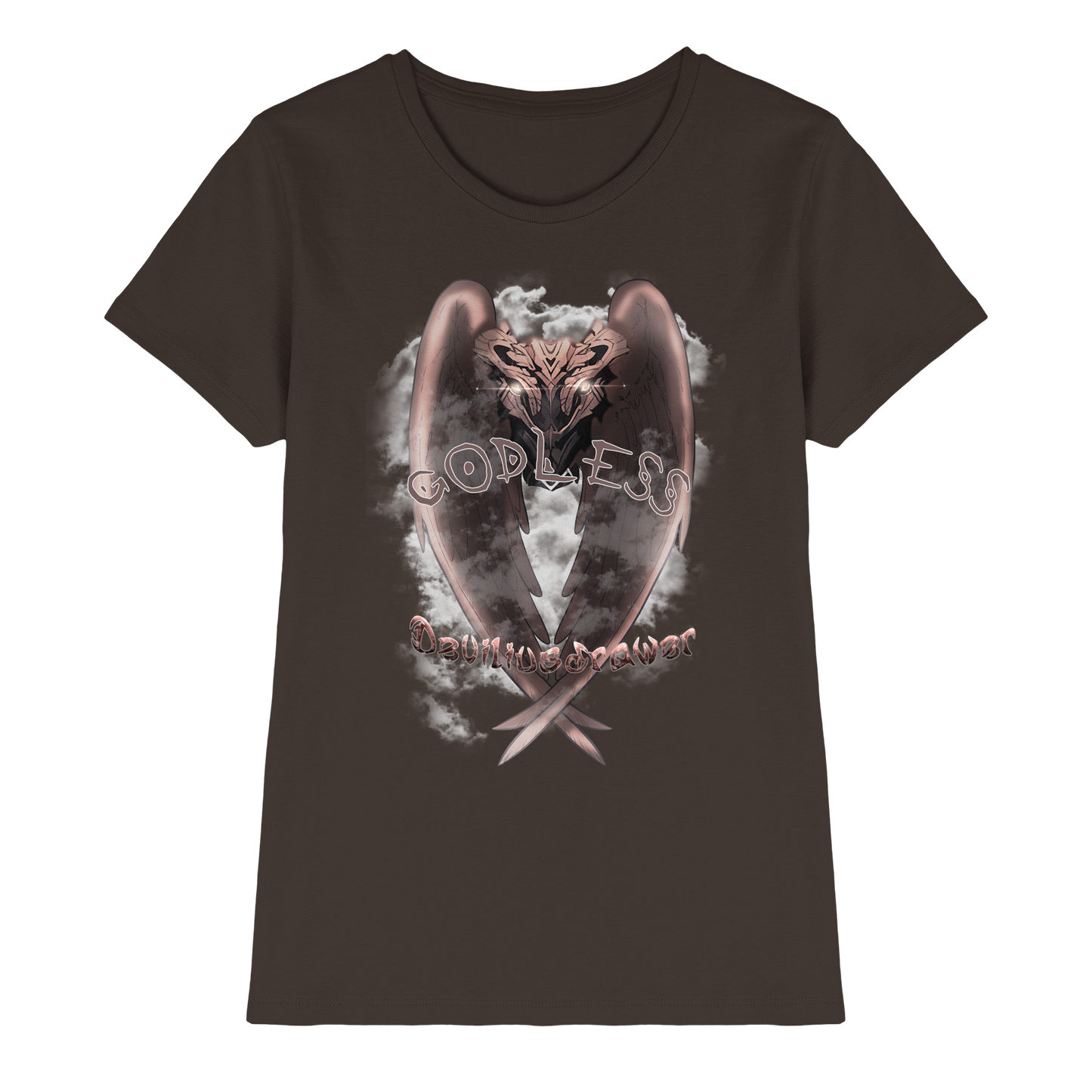 Deviliusdrawer Godless Owl - Ladies Premium Shirt