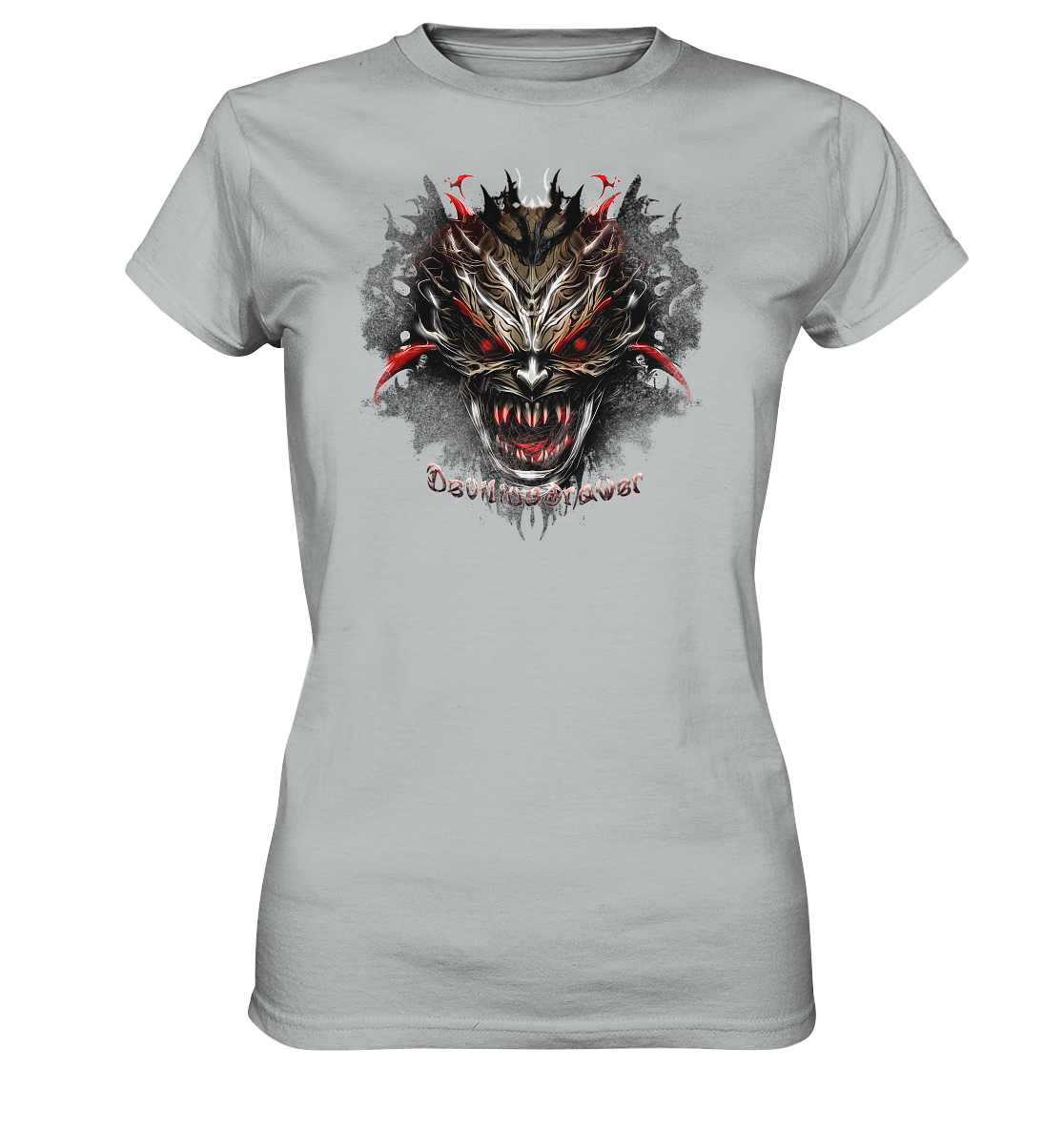 Deviliusdrawer Dark Redeyed Devil - Ladies Premium Shirt