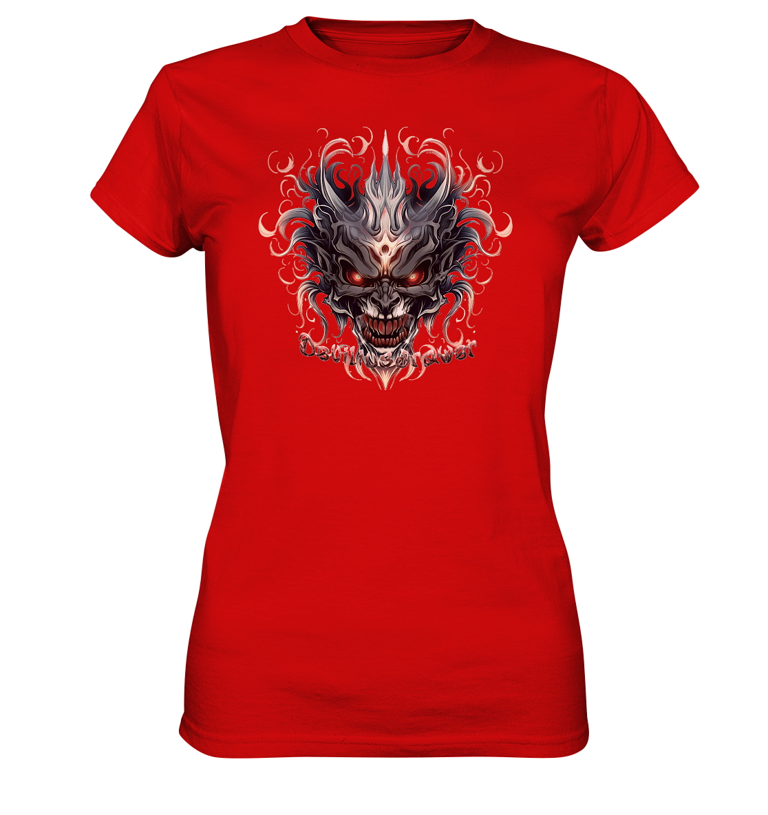Deviliusdrawer Demon Mask - Ladies Premium Shirt