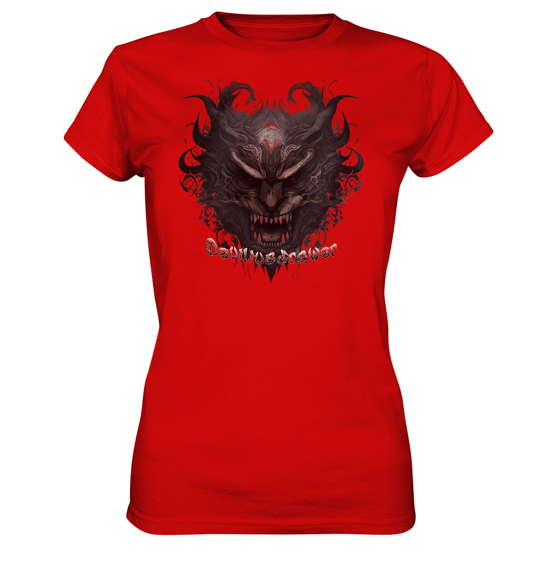 Deviliusdrawer Devils Demon - Ladies Premium Shirt