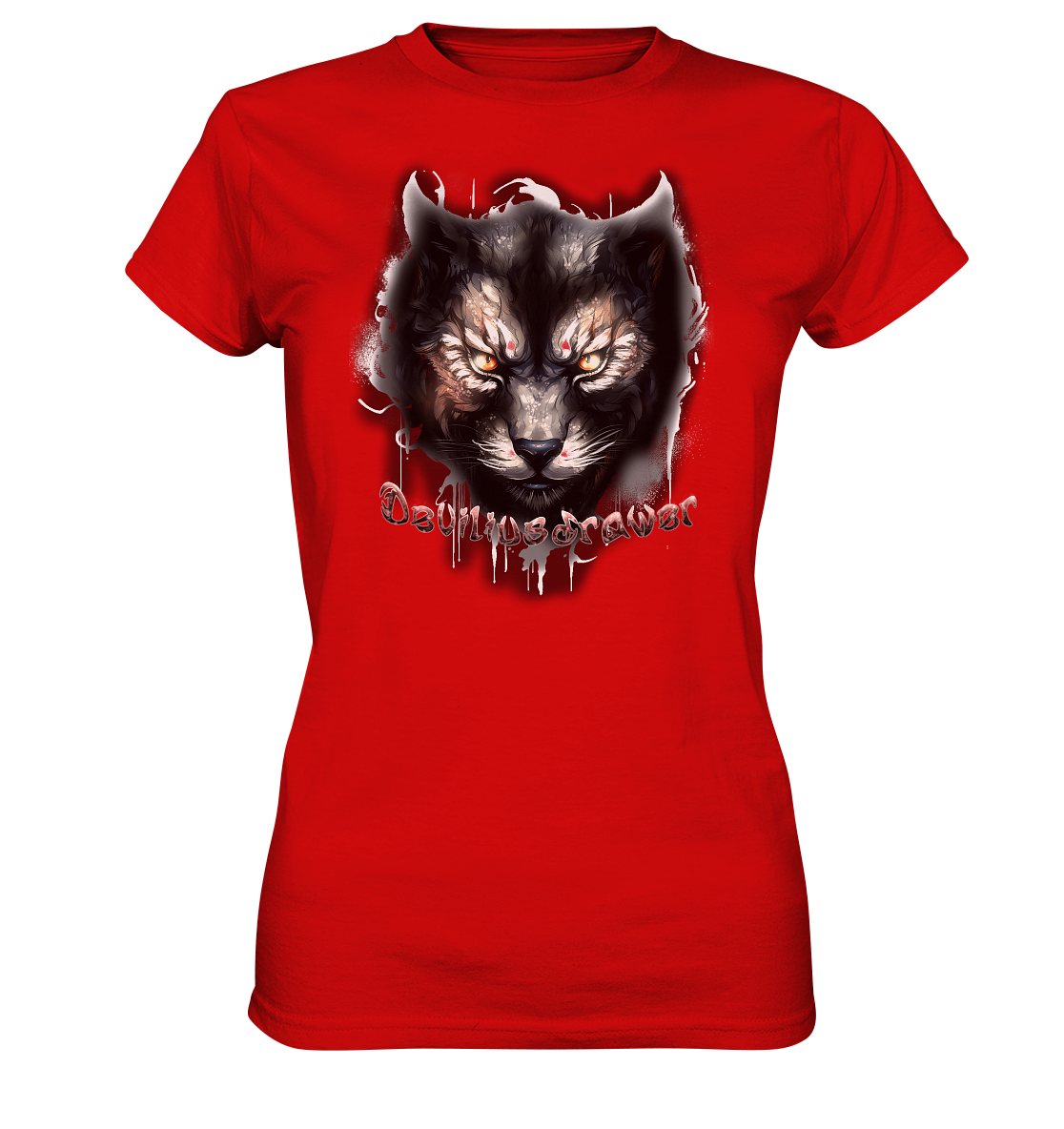 Deviliusdrawer Vampire Cat - Ladies Premium Shirt