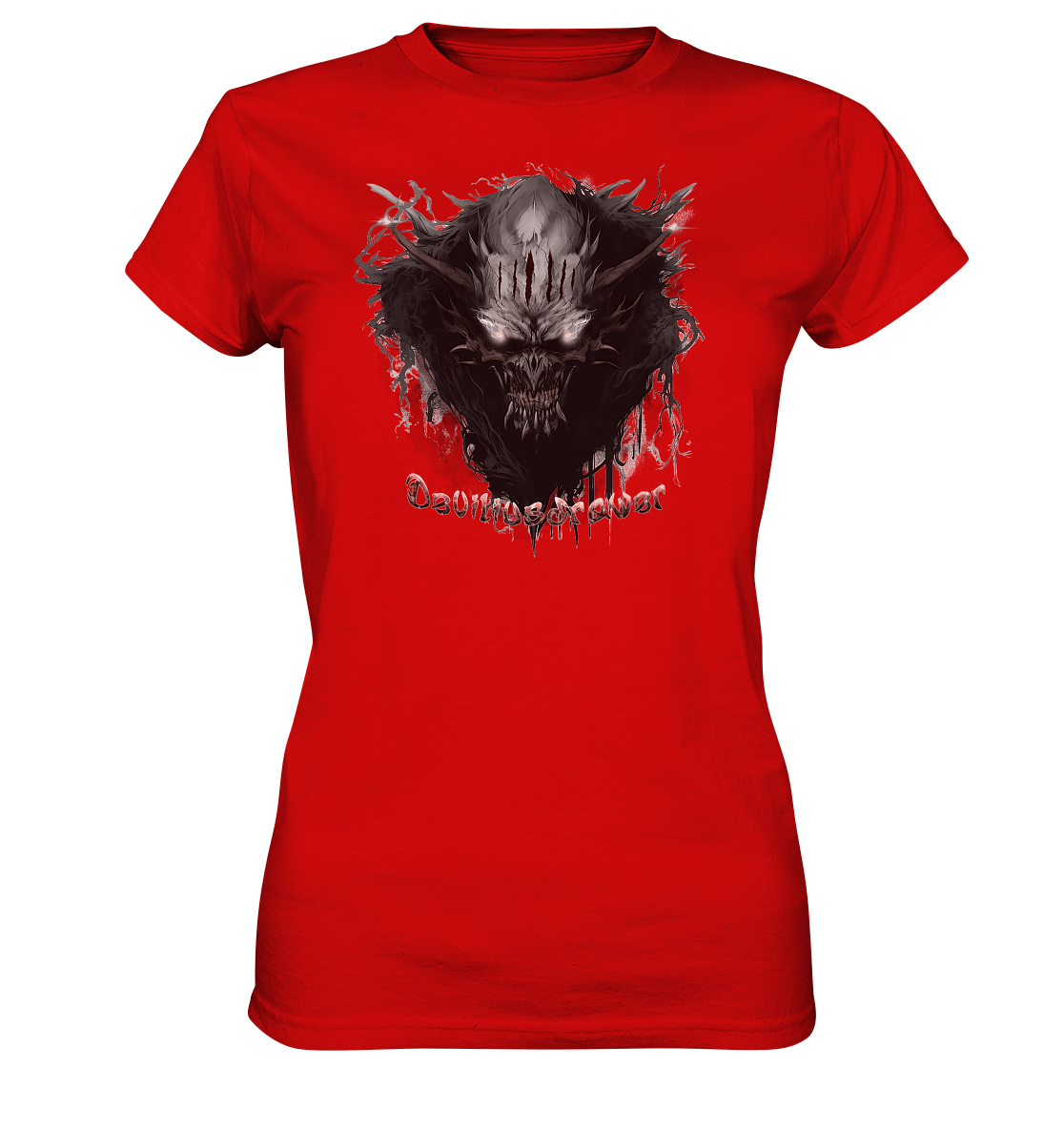Deviliusdrawer Dark Smoke Demon - Ladies Premium Shirt