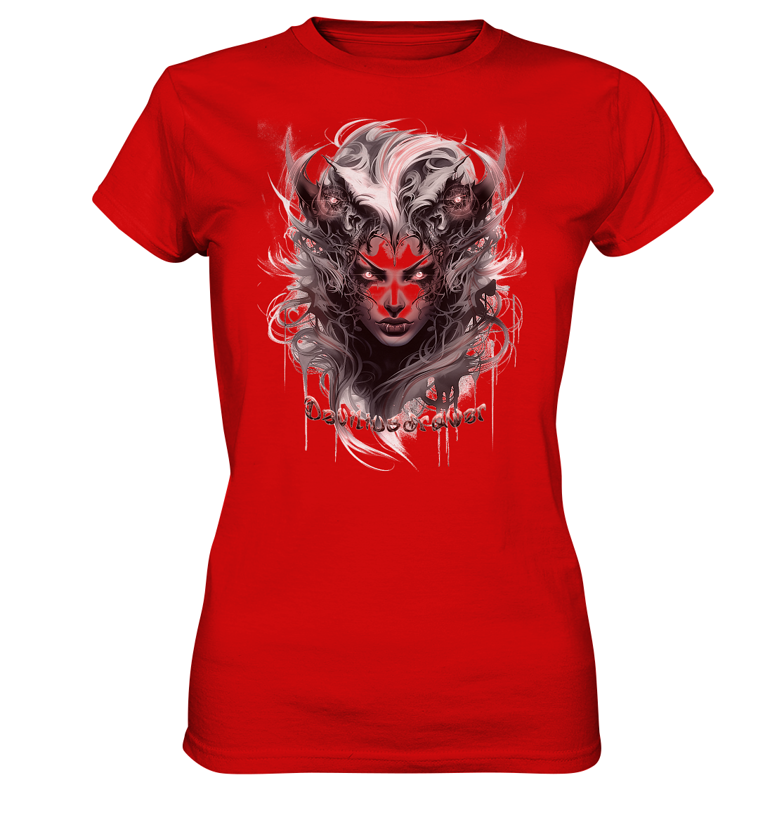 Deviliusdrawer Demonic Elf - Ladies Premium Shirt