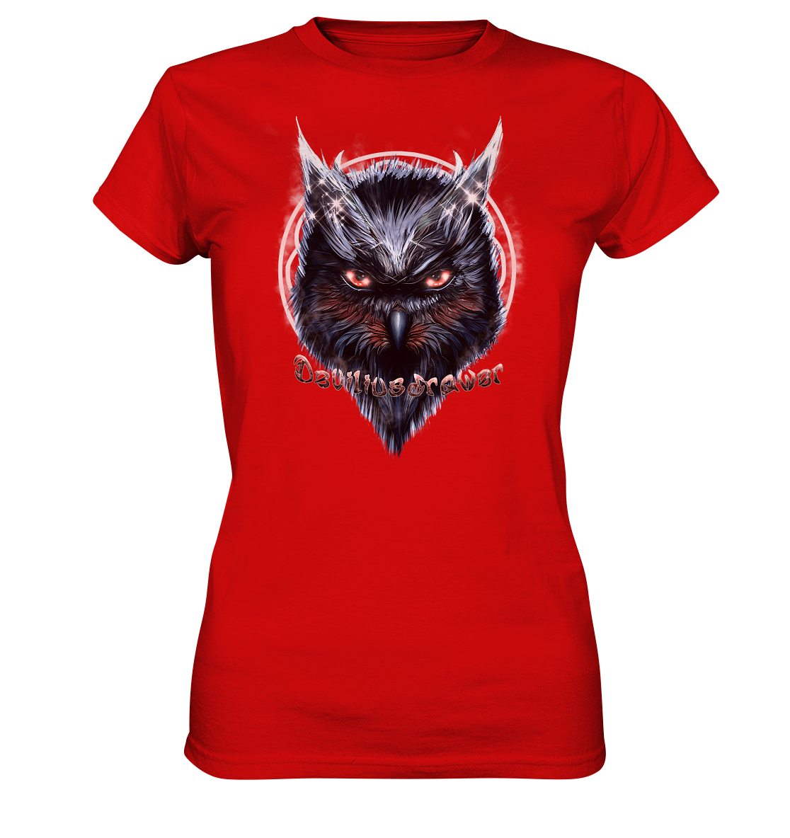 Deviliusdrawer Fire Owl - Ladies Premium Shirt