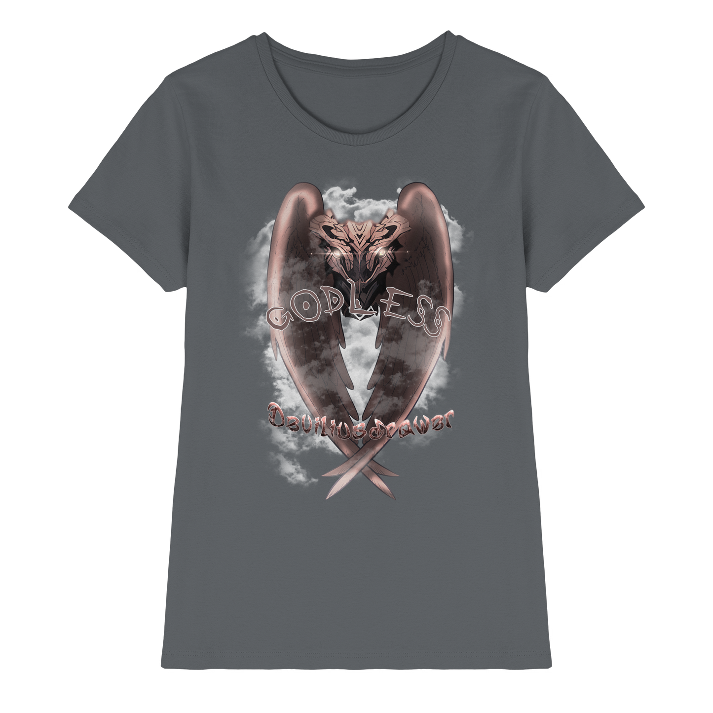 Deviliusdrawer Godless Owl - Ladies Premium Shirt