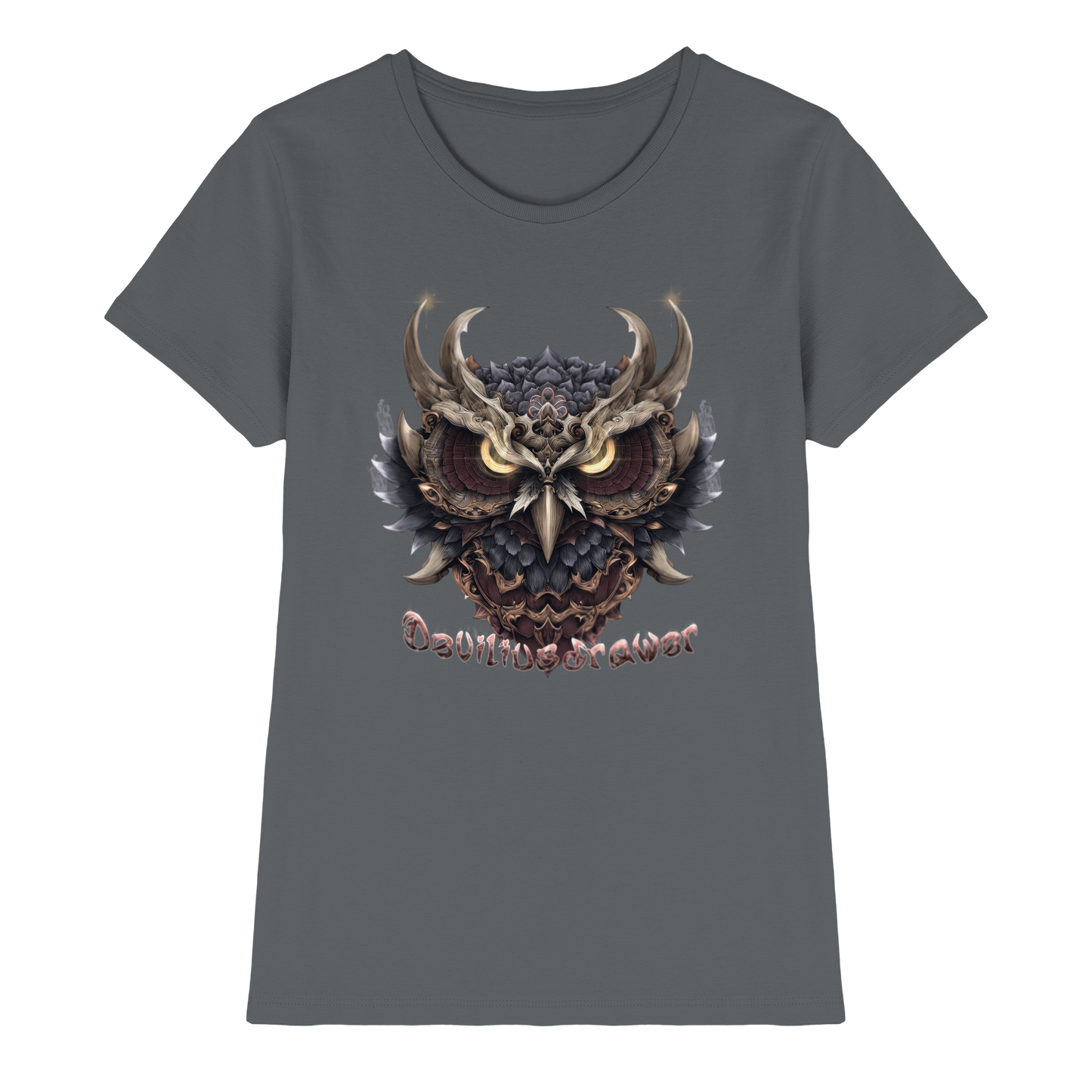 Deviliusdrawer Golden Owl - Ladies Premium Shirt