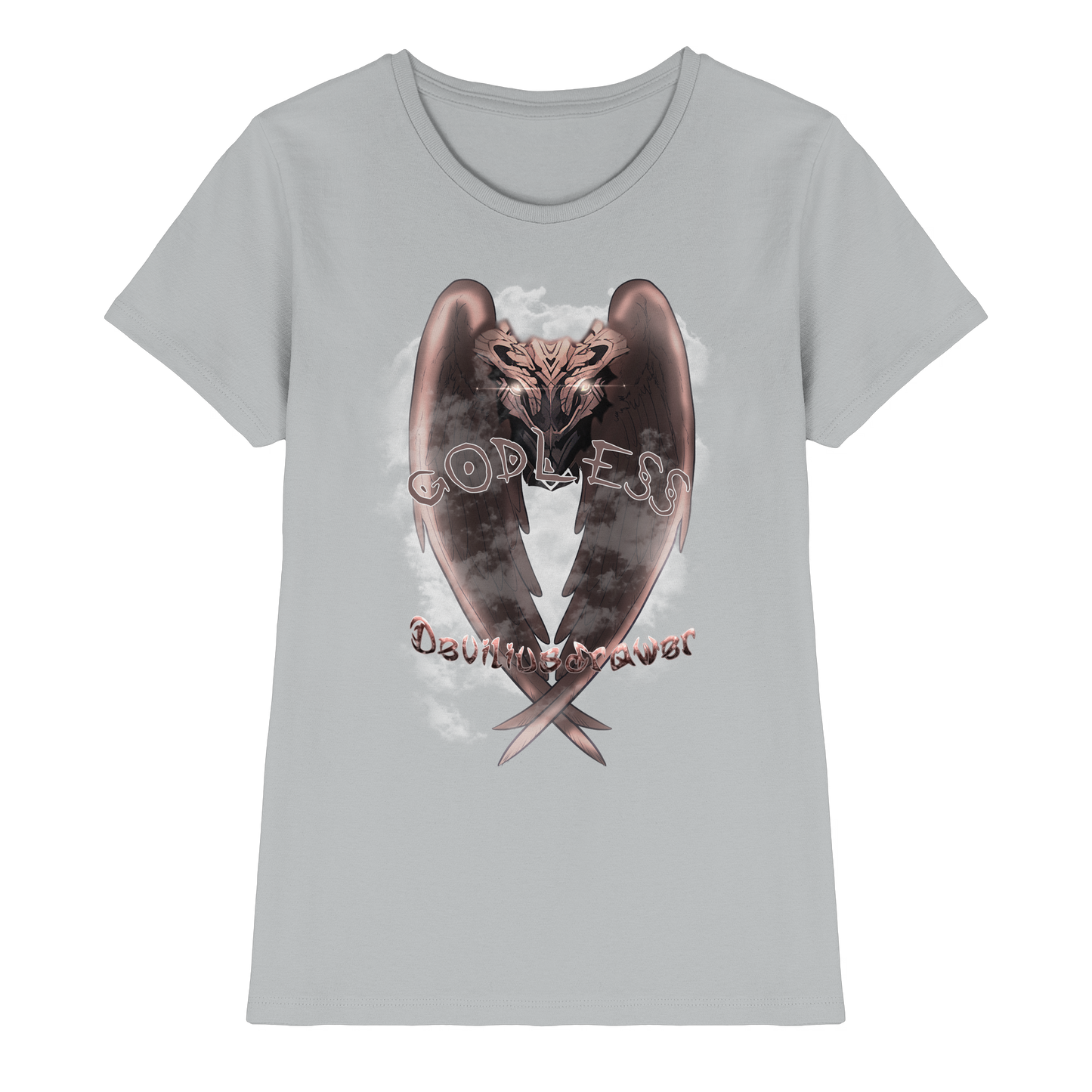 Deviliusdrawer Godless Owl - Ladies Premium Shirt
