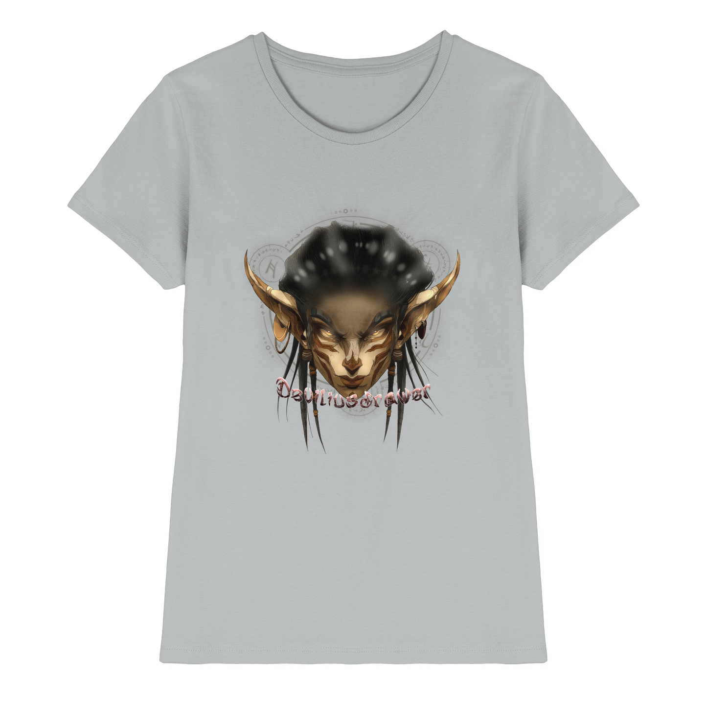Deviliusdrawer Gold Magician Elf - Ladies Premium Shirt