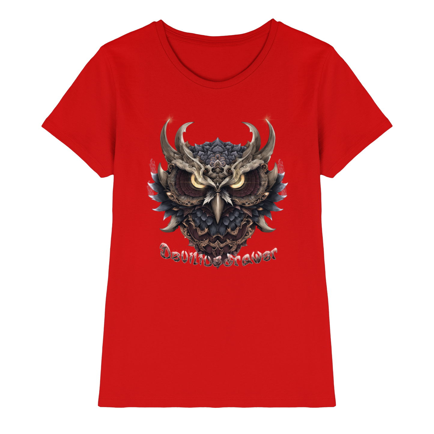 Deviliusdrawer Golden Owl - Ladies Premium Shirt