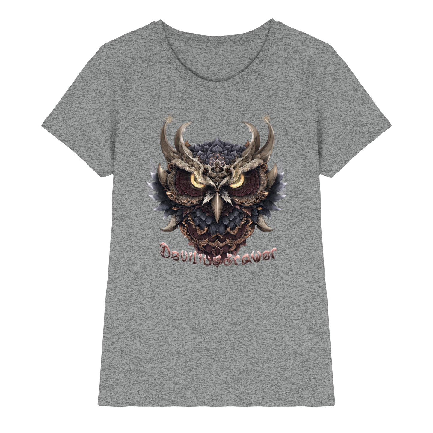 Deviliusdrawer Golden Owl - Ladies Premium Shirt