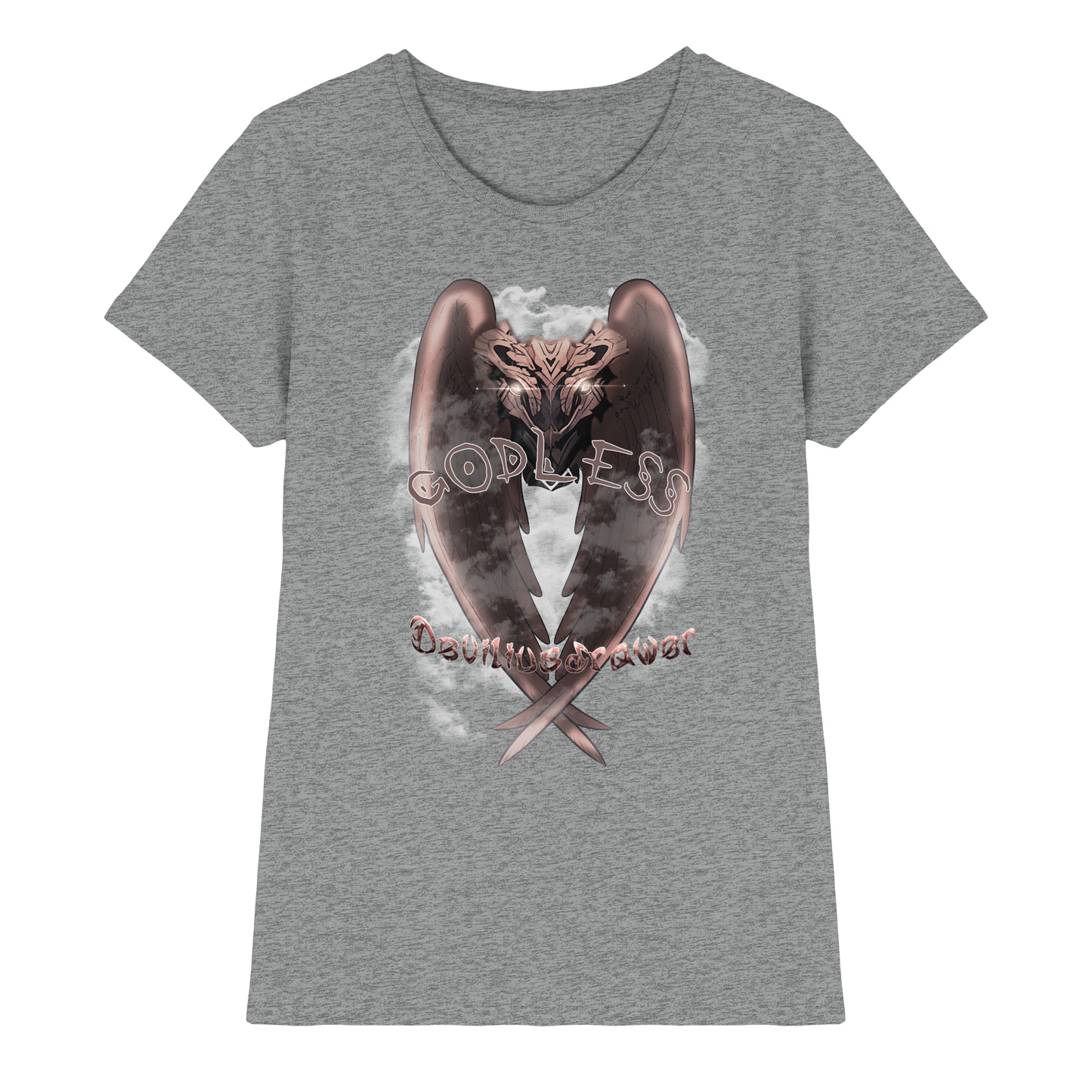 Deviliusdrawer Godless Owl - Ladies Premium Shirt