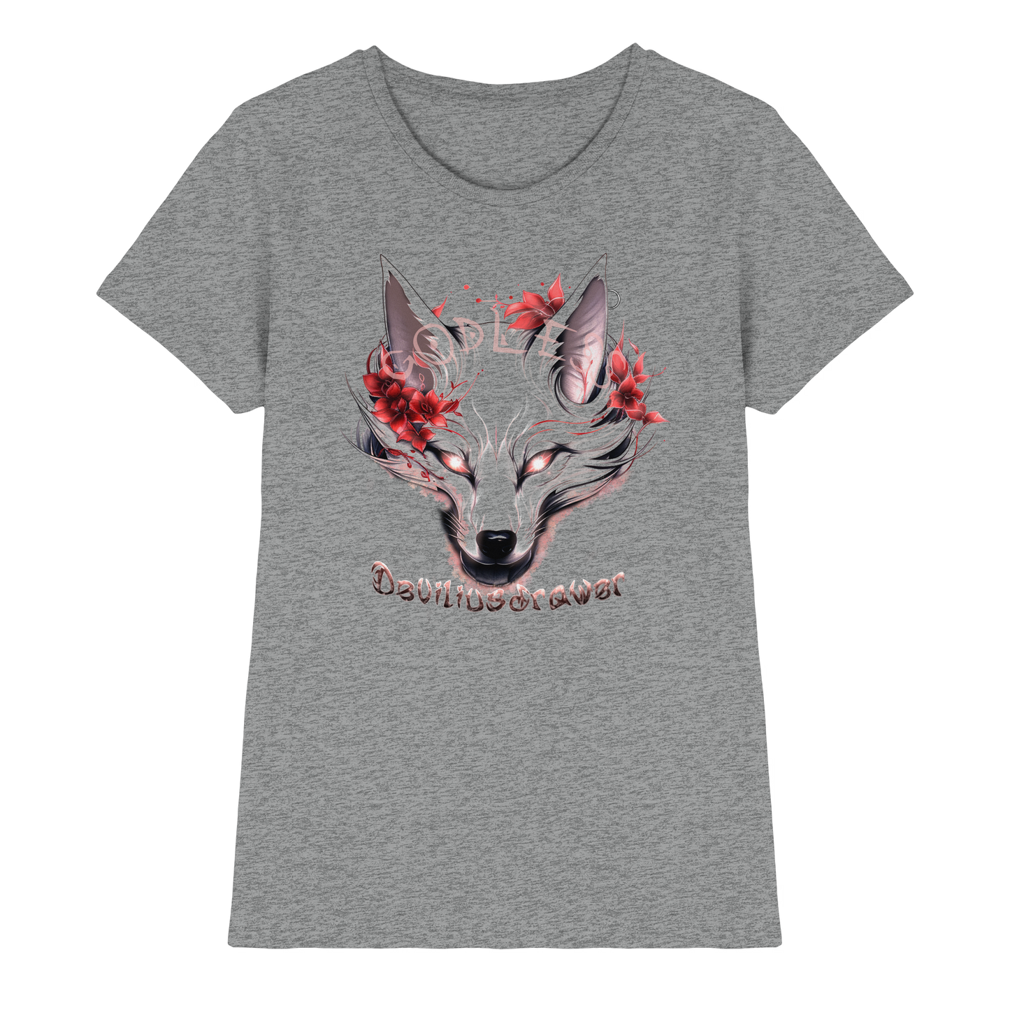 Deviliusdrawer Kitsune Wolf - Ladies Premium Shirt