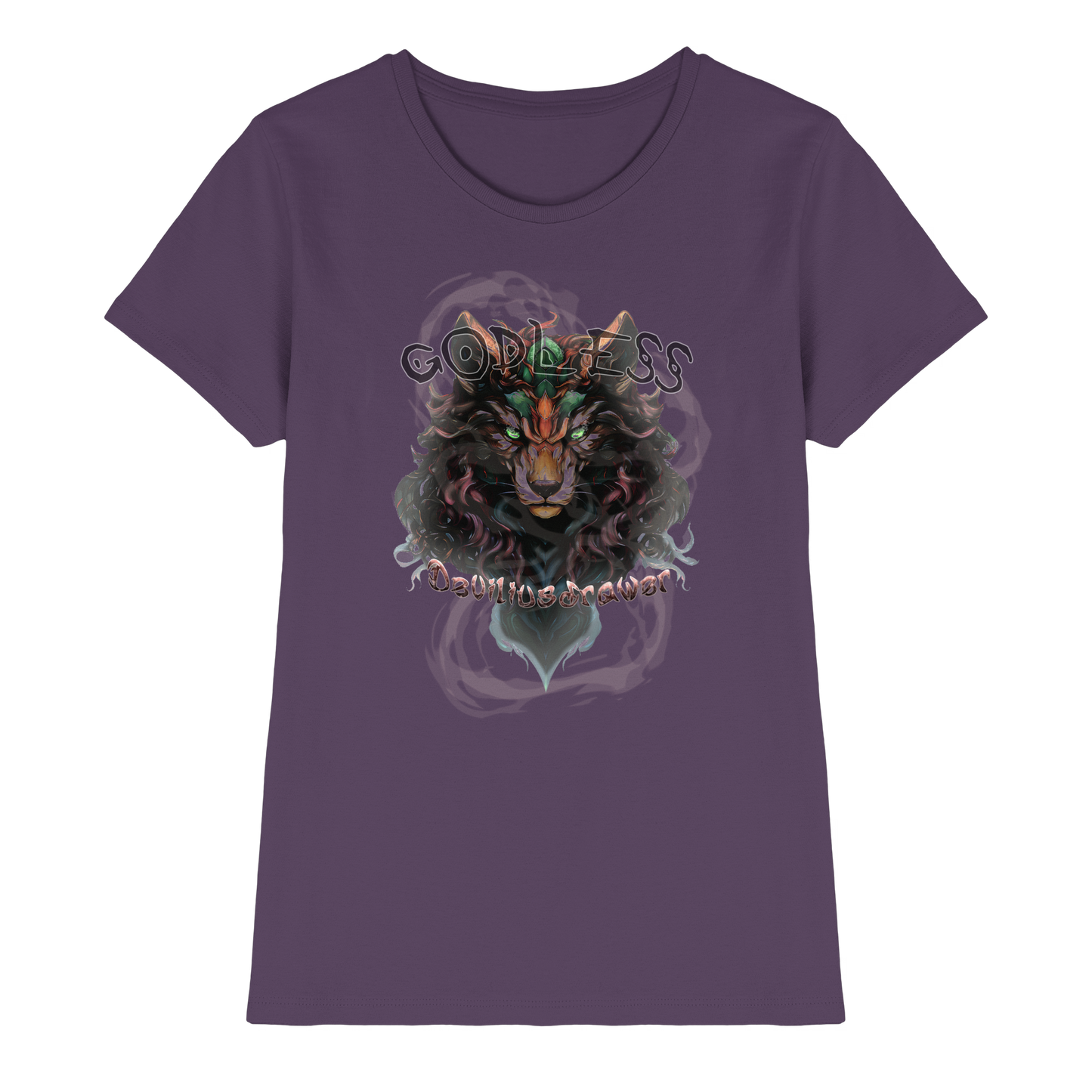 Deviliusdrawer Godless Wolf - Ladies Premium Shirt