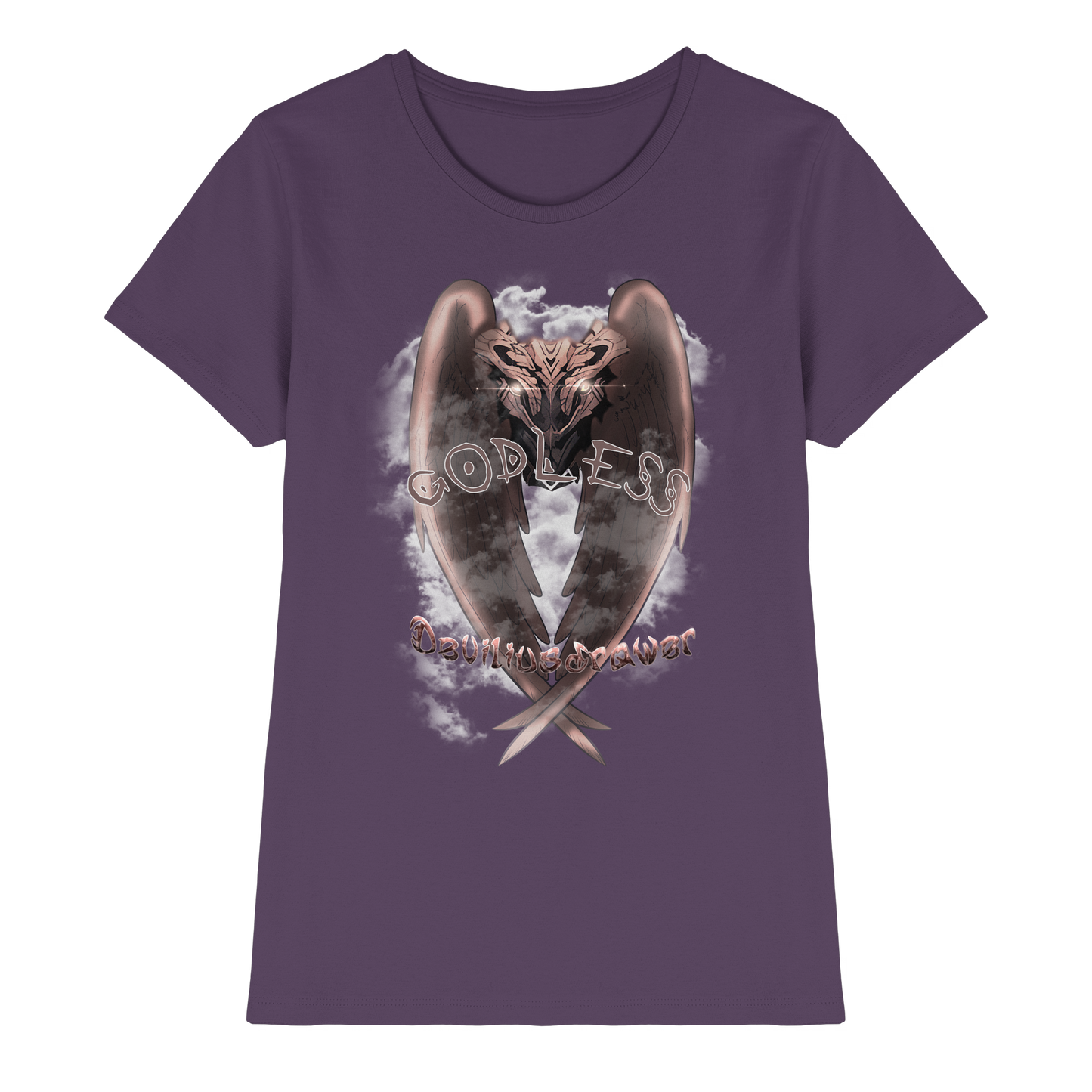 Deviliusdrawer Godless Owl - Ladies Premium Shirt