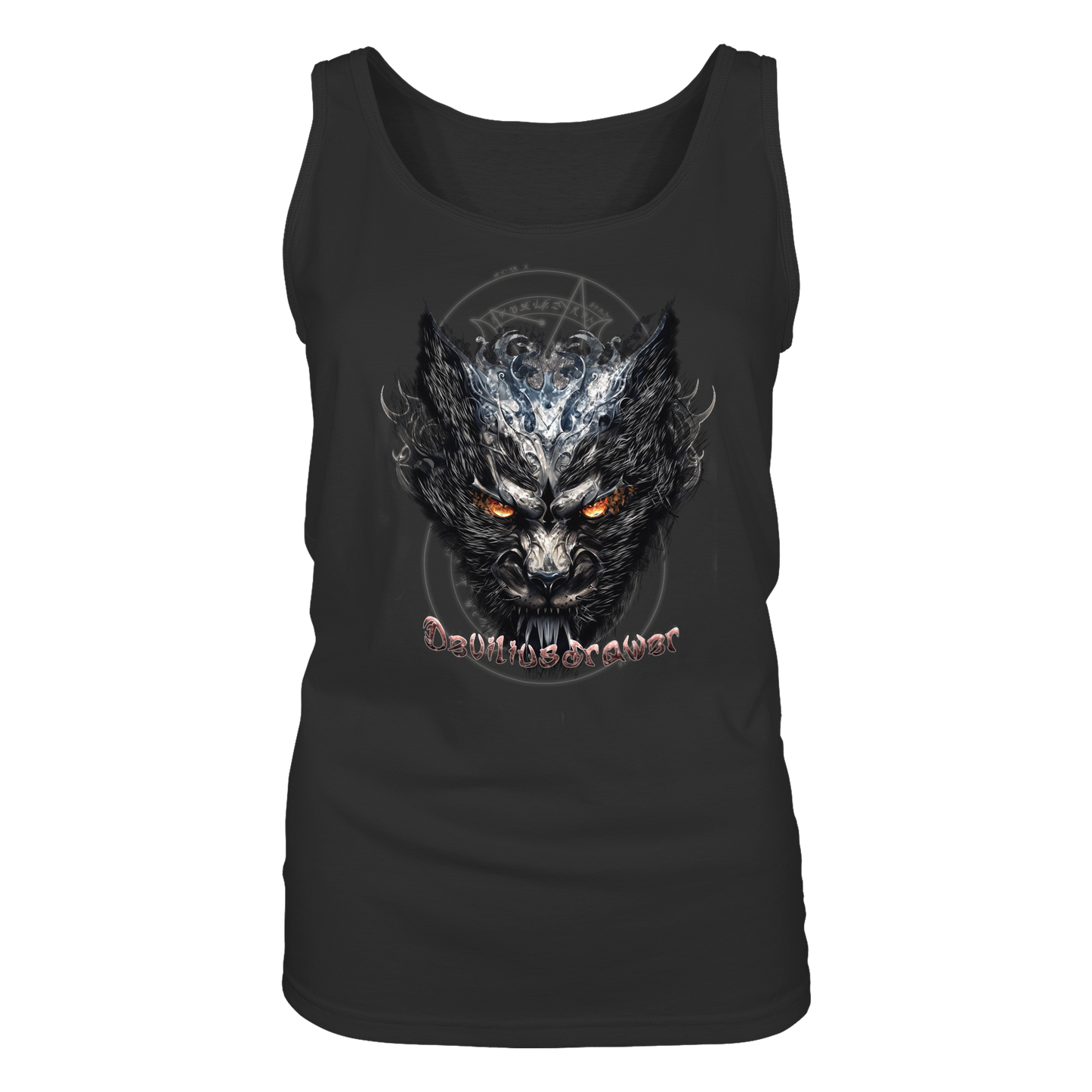 Deviliusdrawer Iron Cat - Ladies Tank-Top