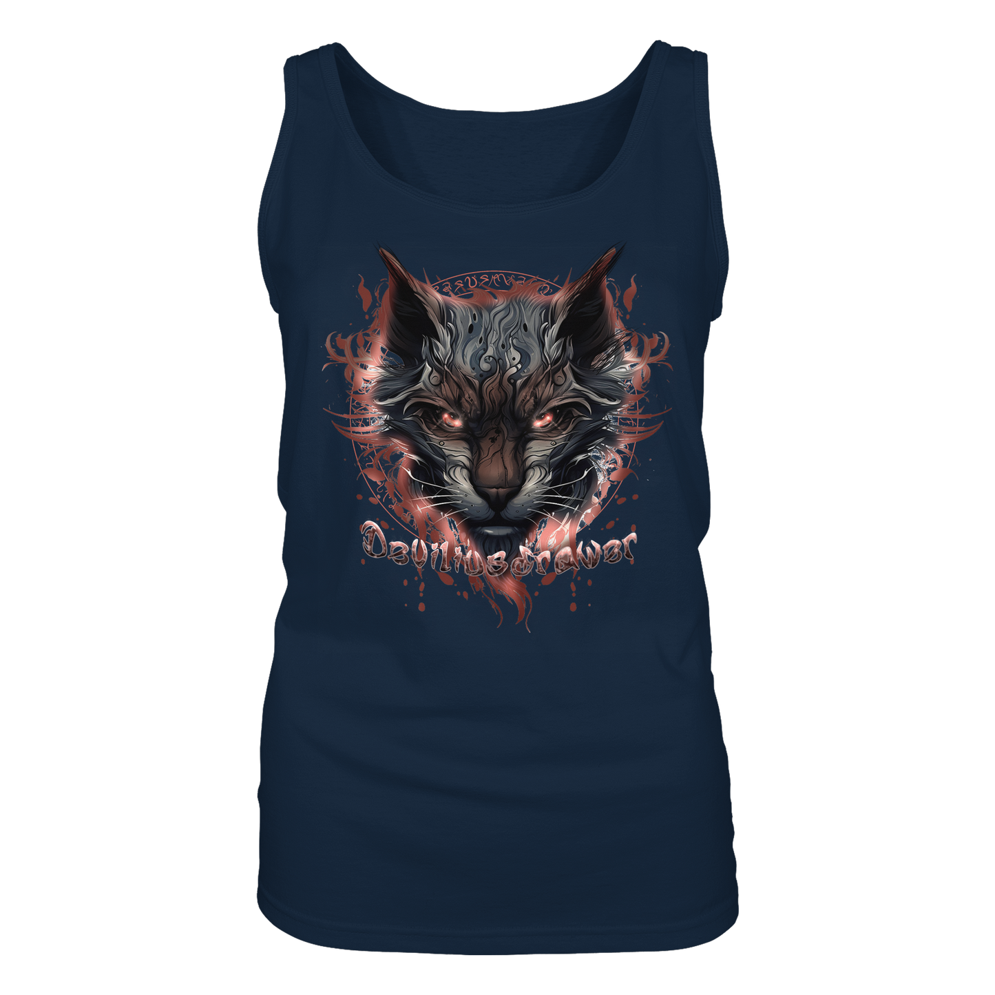 Deviliusdrawer Devil Cat - Ladies Tank-Top