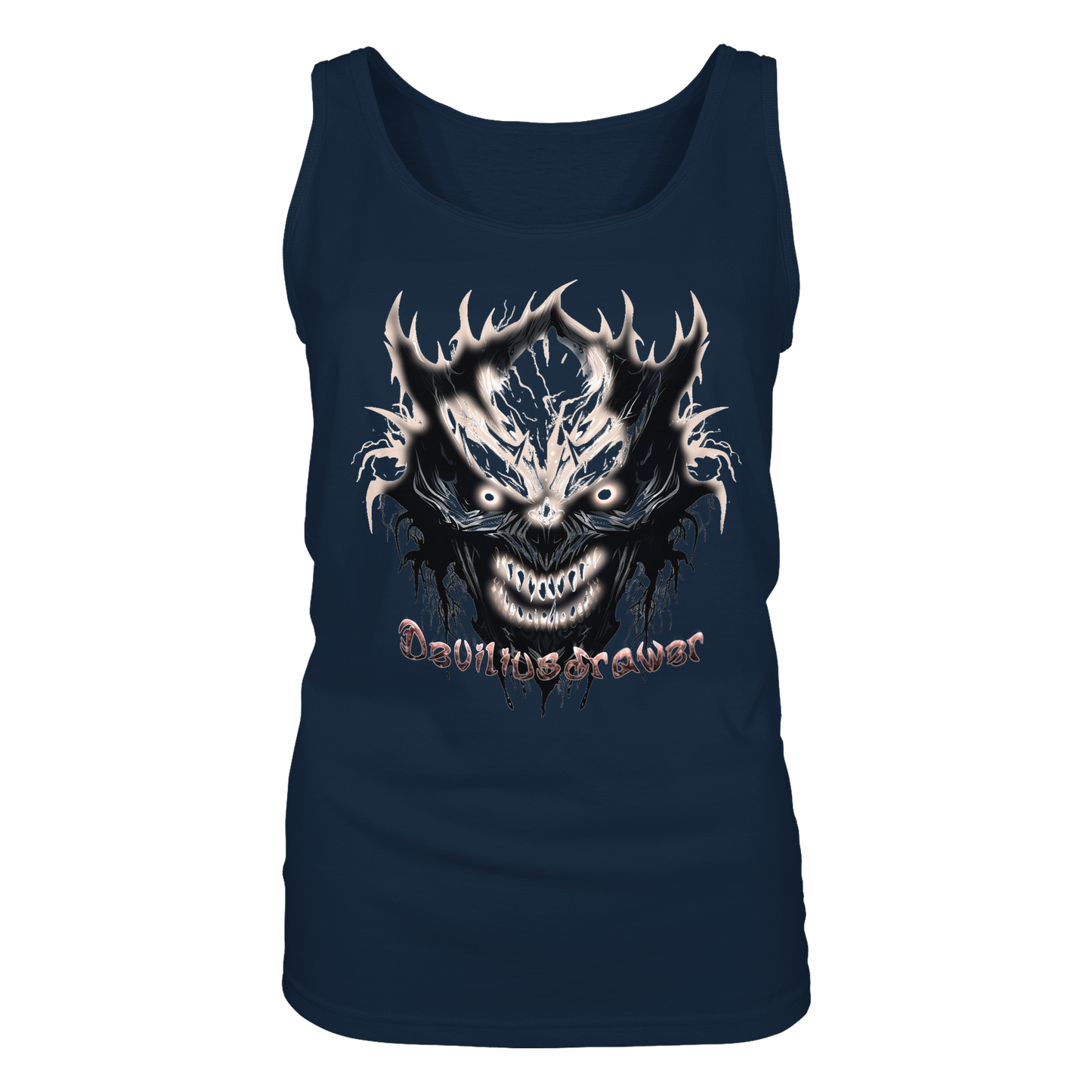 Deviliusdrawer Crazy Glow Devil - Ladies Tank-Top