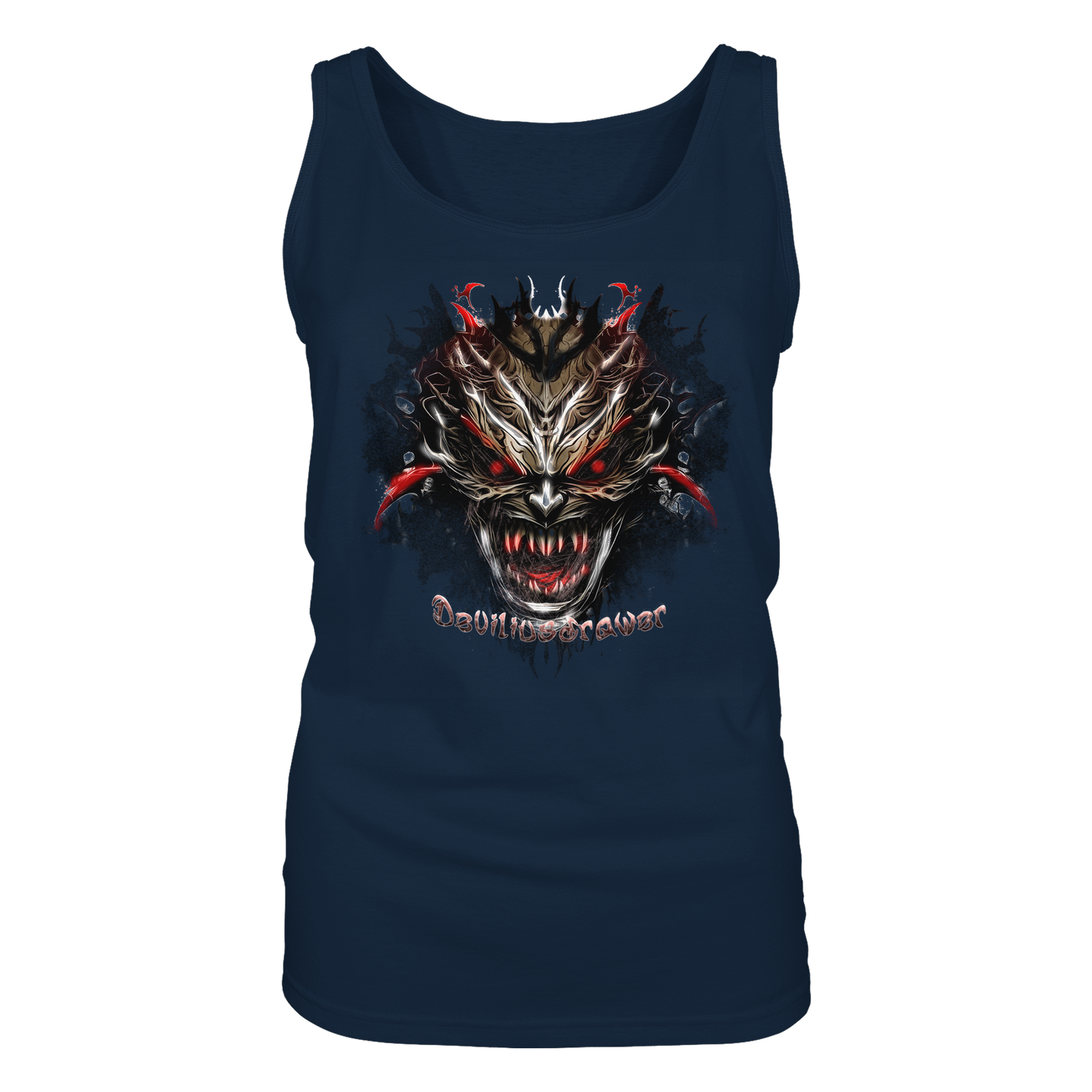Deviliusdrawer Dark Redeyed Devil - Ladies Tank-Top