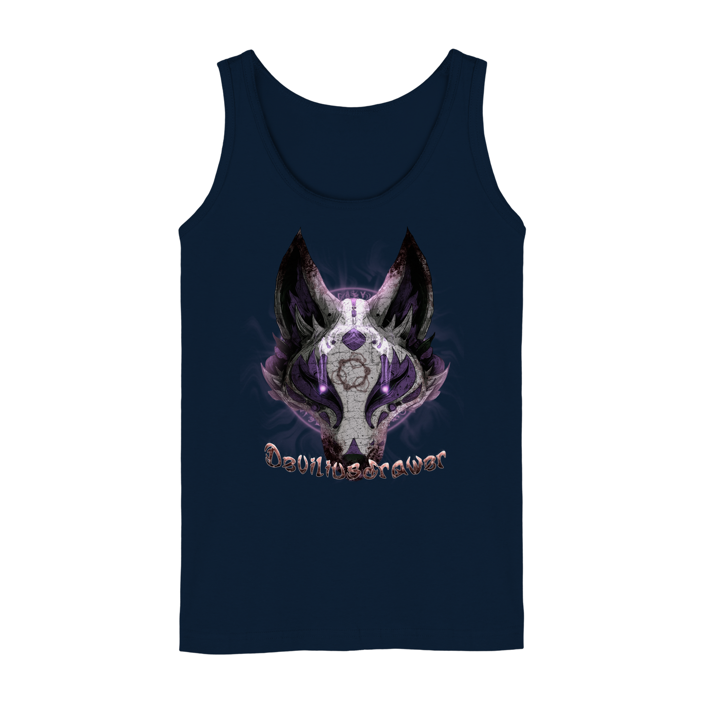 Deviliusdrawer Dark Kitsune - Ladies Tank-Top