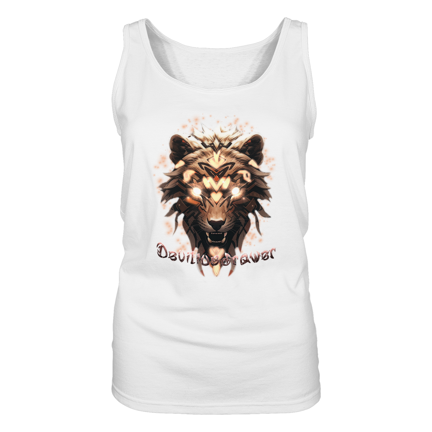 Deviliusdrawer Gold Weartiger - Ladies Tank-Top
