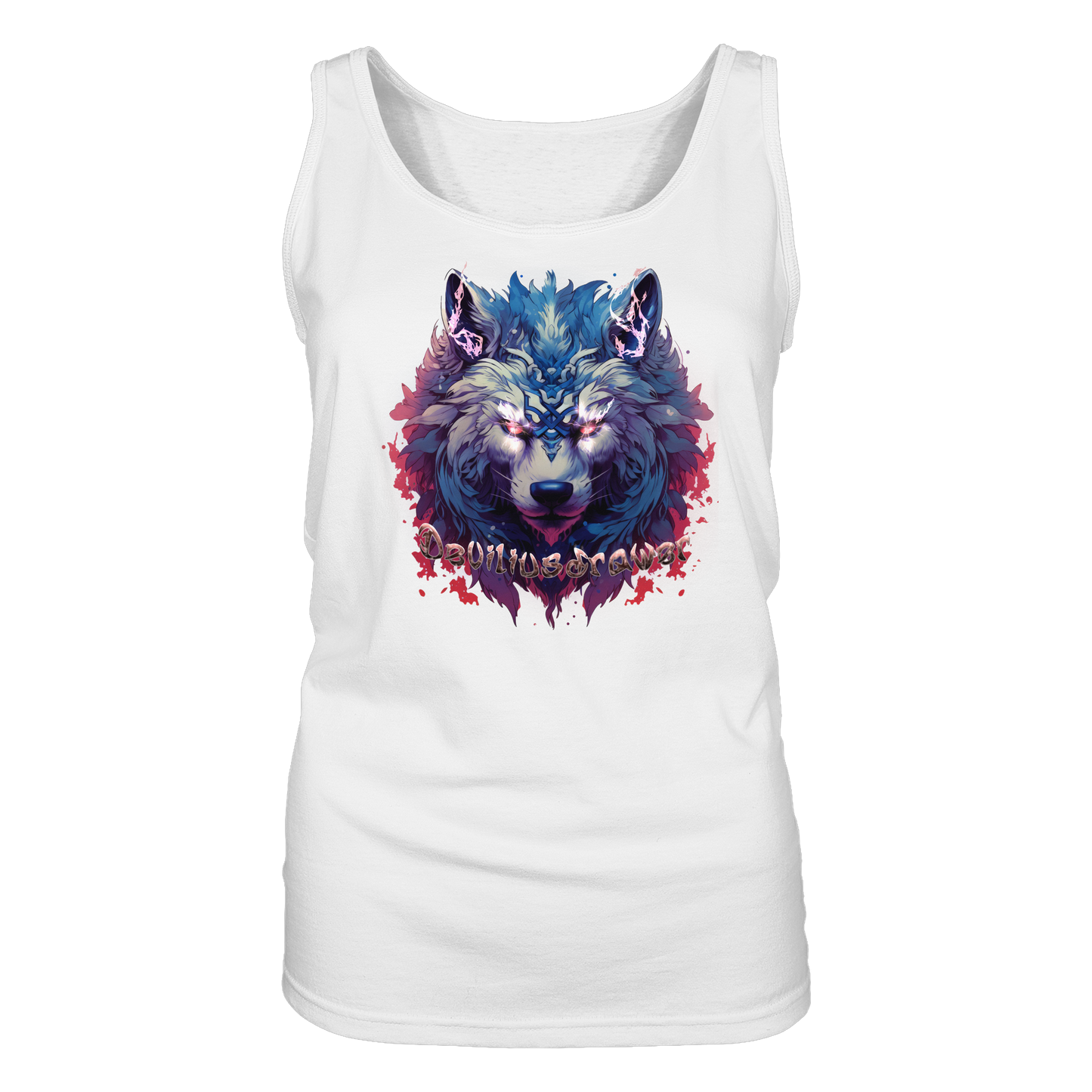 Deviliusdrawer Magic Wolf - Ladies Tank-Top