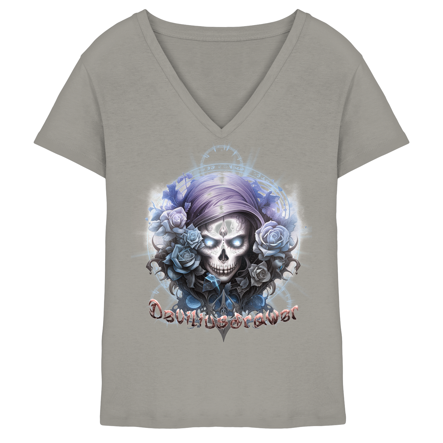 Deviliusdrawer Death Beauty - Ladies V-Neck Shirt