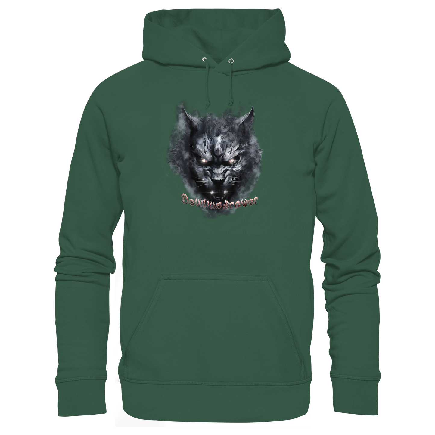 Deviliusdrawer Dark Beast Tiger - Organic Basic Hoodie