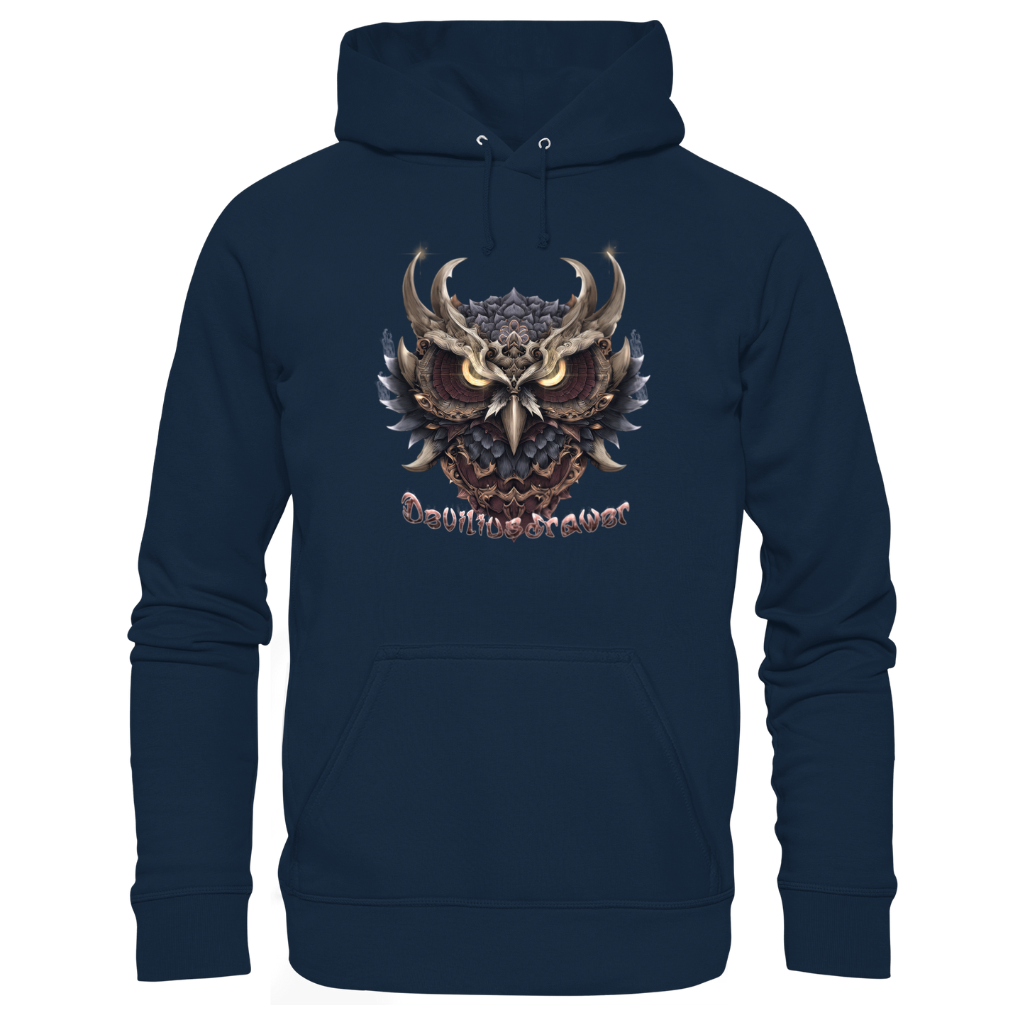 Deviliusdrawer Golden Owl - Organic Basic Hoodie