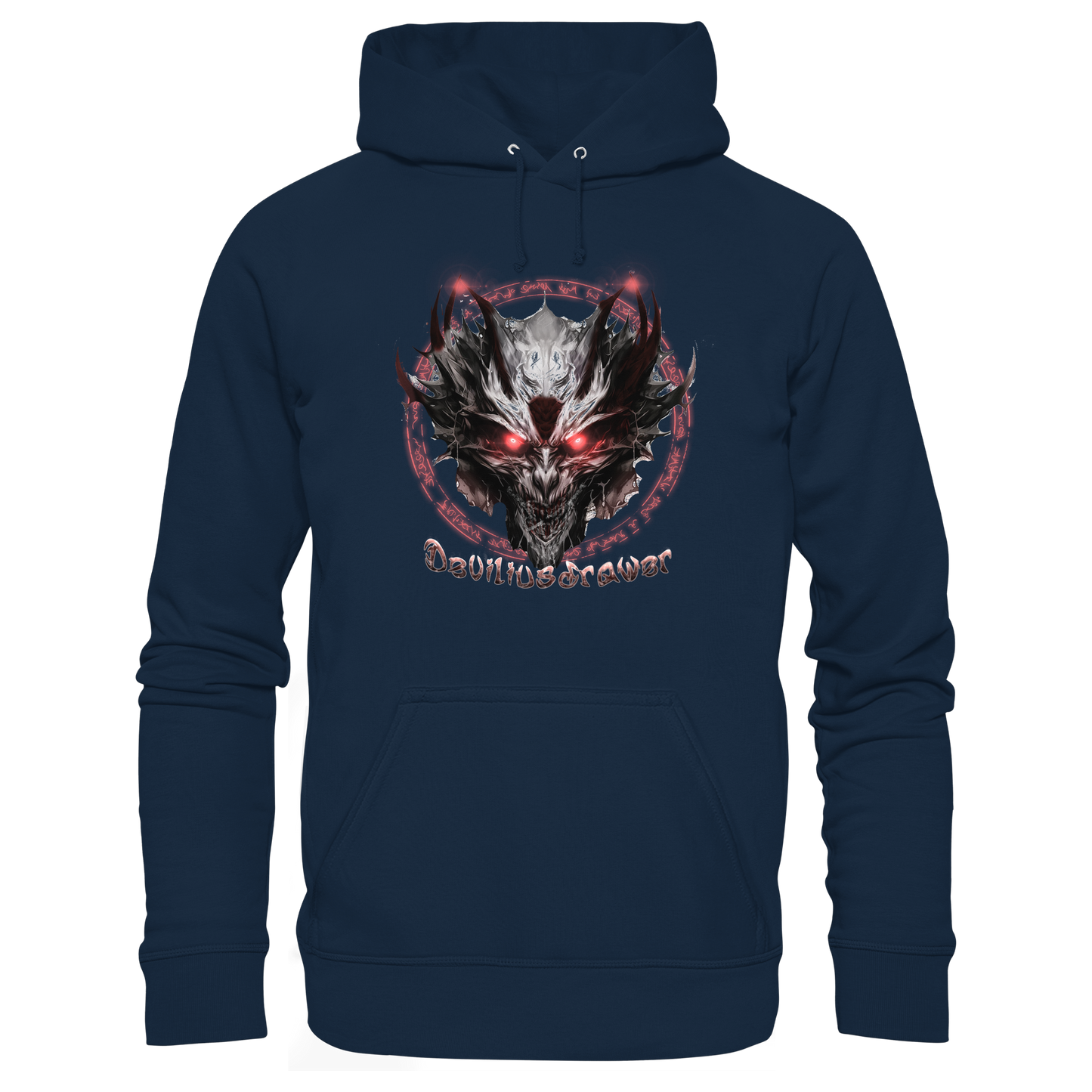 Deviliusdrawer Magic Glow Devil - Organic Basic Hoodie