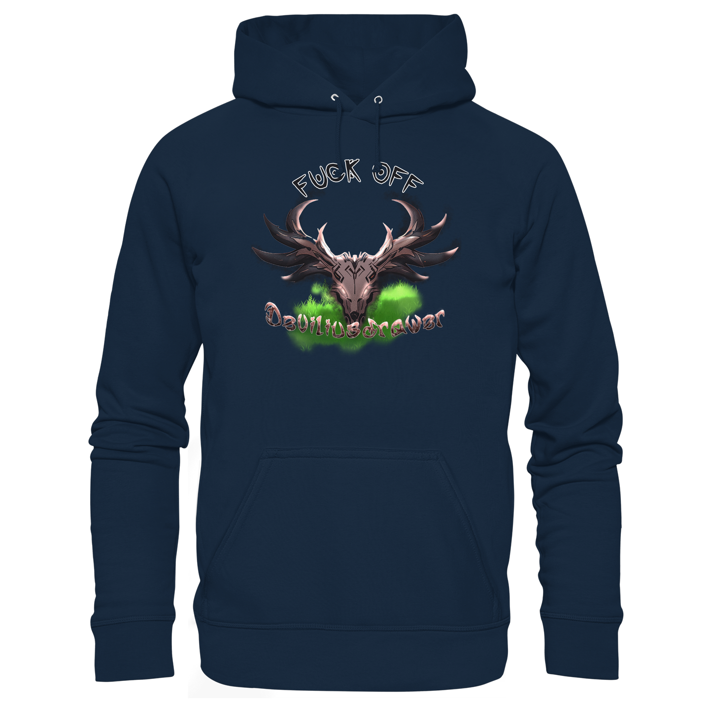 Deviliusdrawer Bad Deer - Organic Basic Hoodie