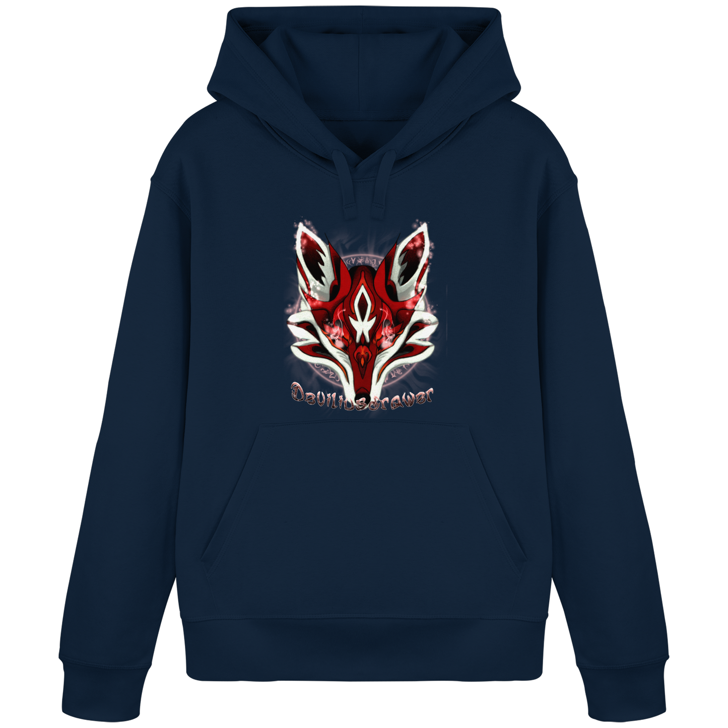 Deviliusdrawer Red Eyed Fox - Organic Basic Hoodie