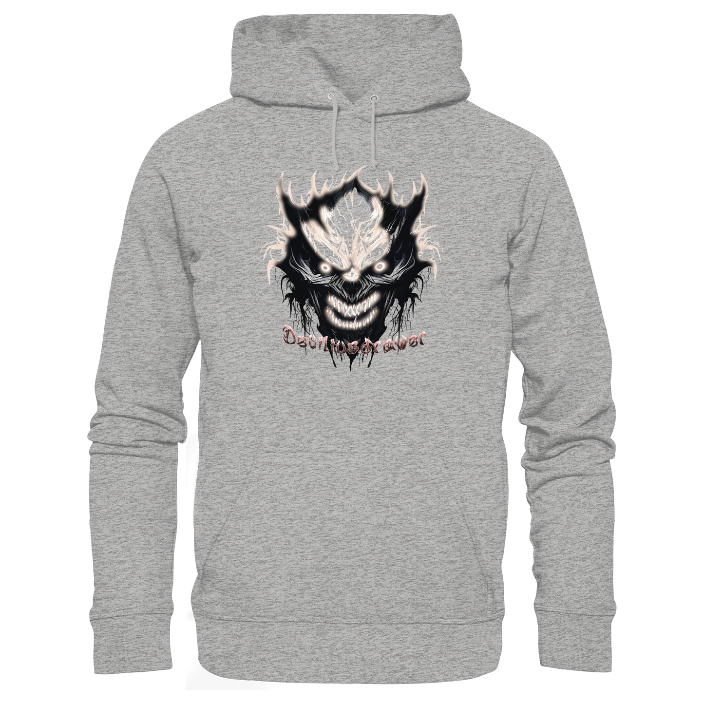 Deviliusdrawer Crazy Glow Devil - Organic Basic Hoodie